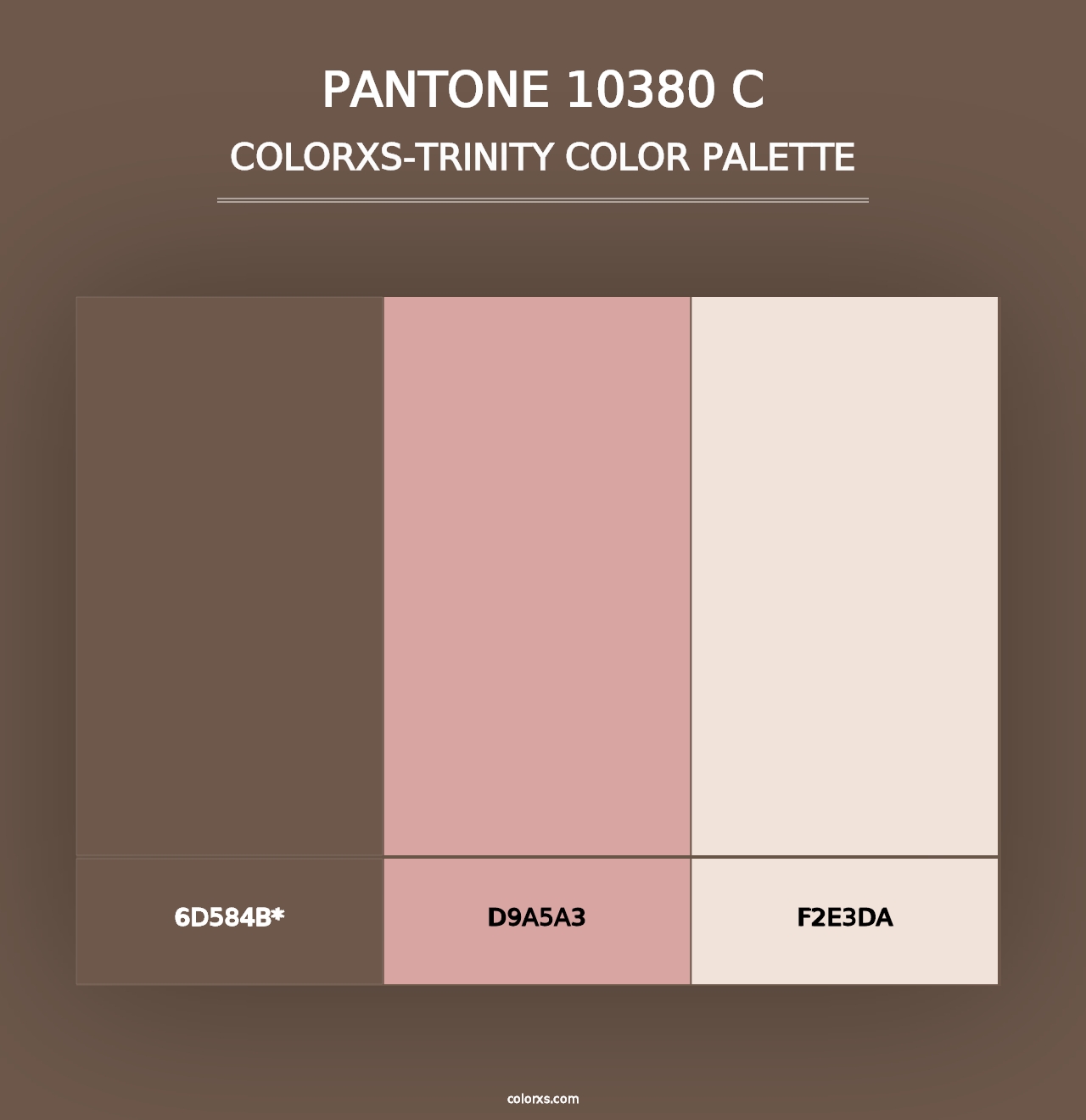 PANTONE 10380 C - Colorxs Trinity Palette