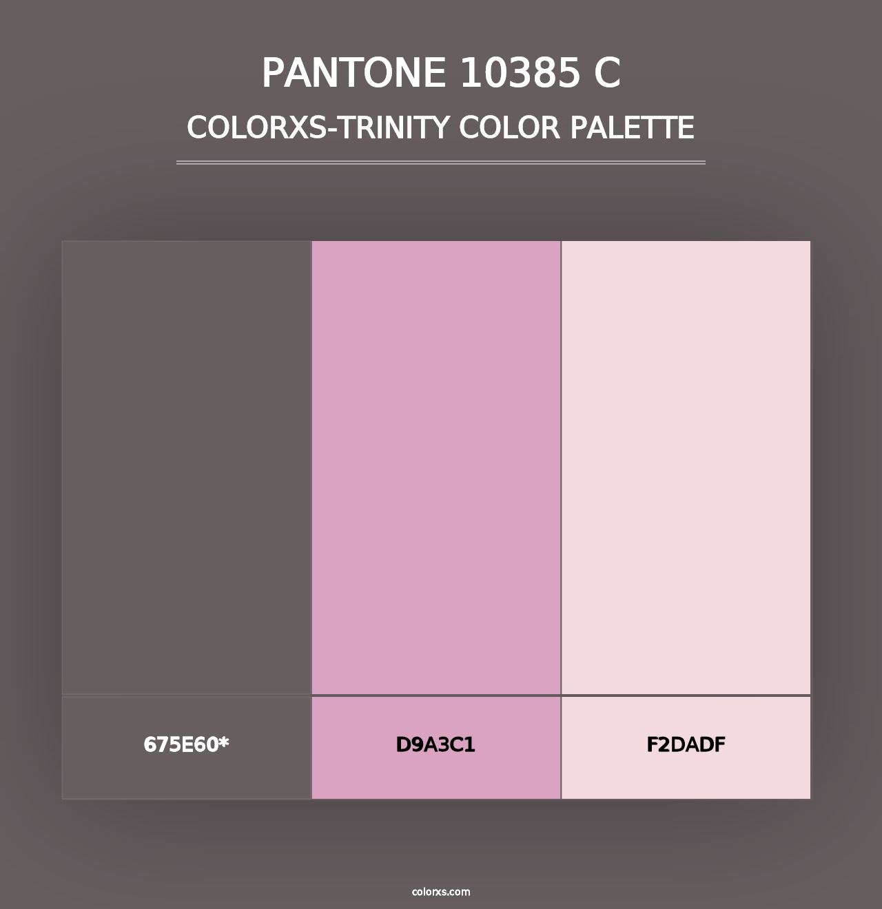 PANTONE 10385 C - Colorxs Trinity Palette