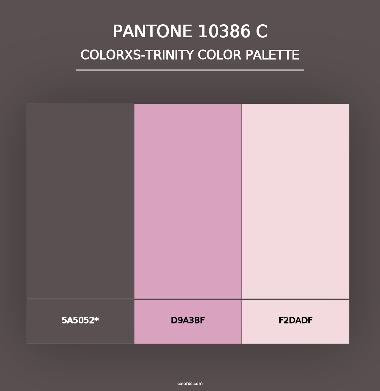 PANTONE 10386 C - Colorxs Trinity Palette