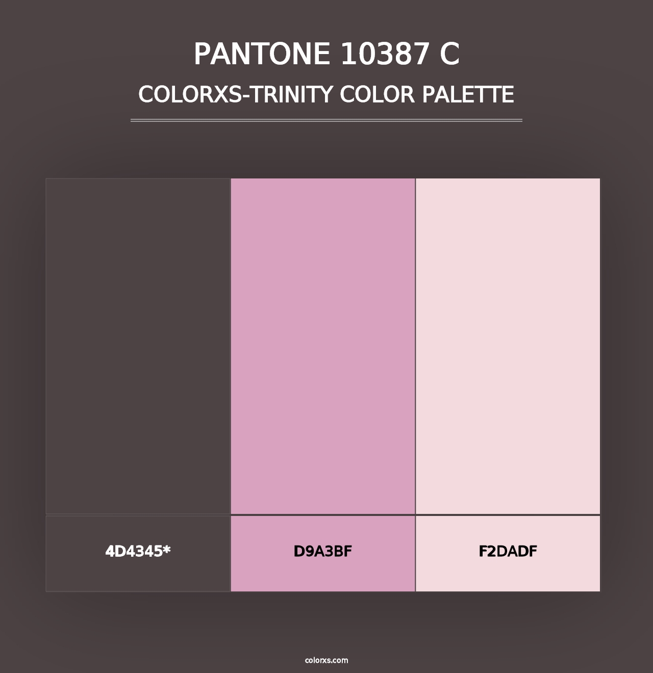 PANTONE 10387 C - Colorxs Trinity Palette