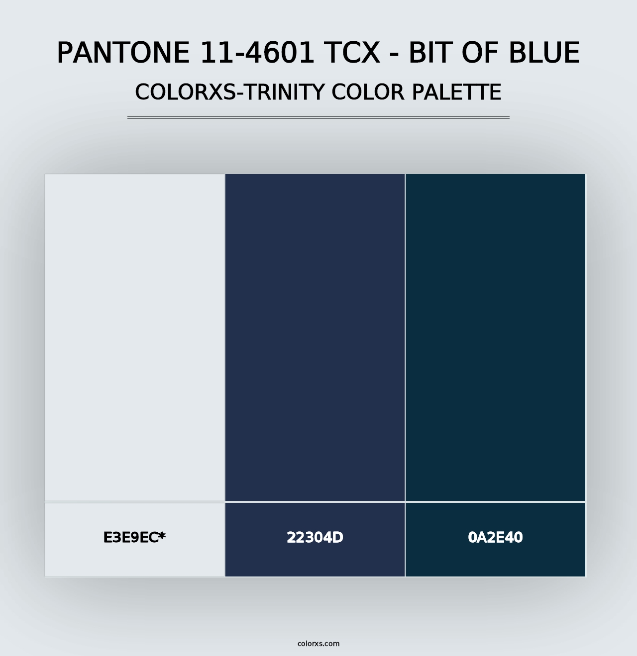 PANTONE 11-4601 TCX - Bit of Blue - Colorxs Trinity Palette