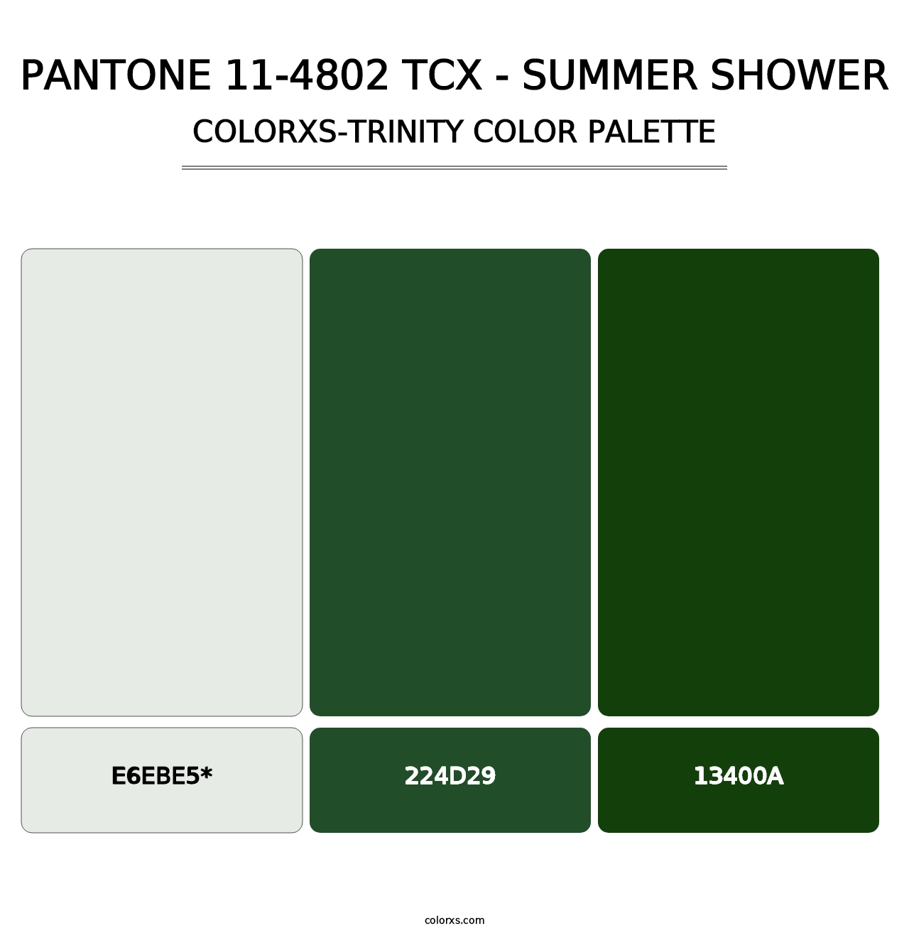 PANTONE 11-4802 TCX - Summer Shower - Colorxs Trinity Palette