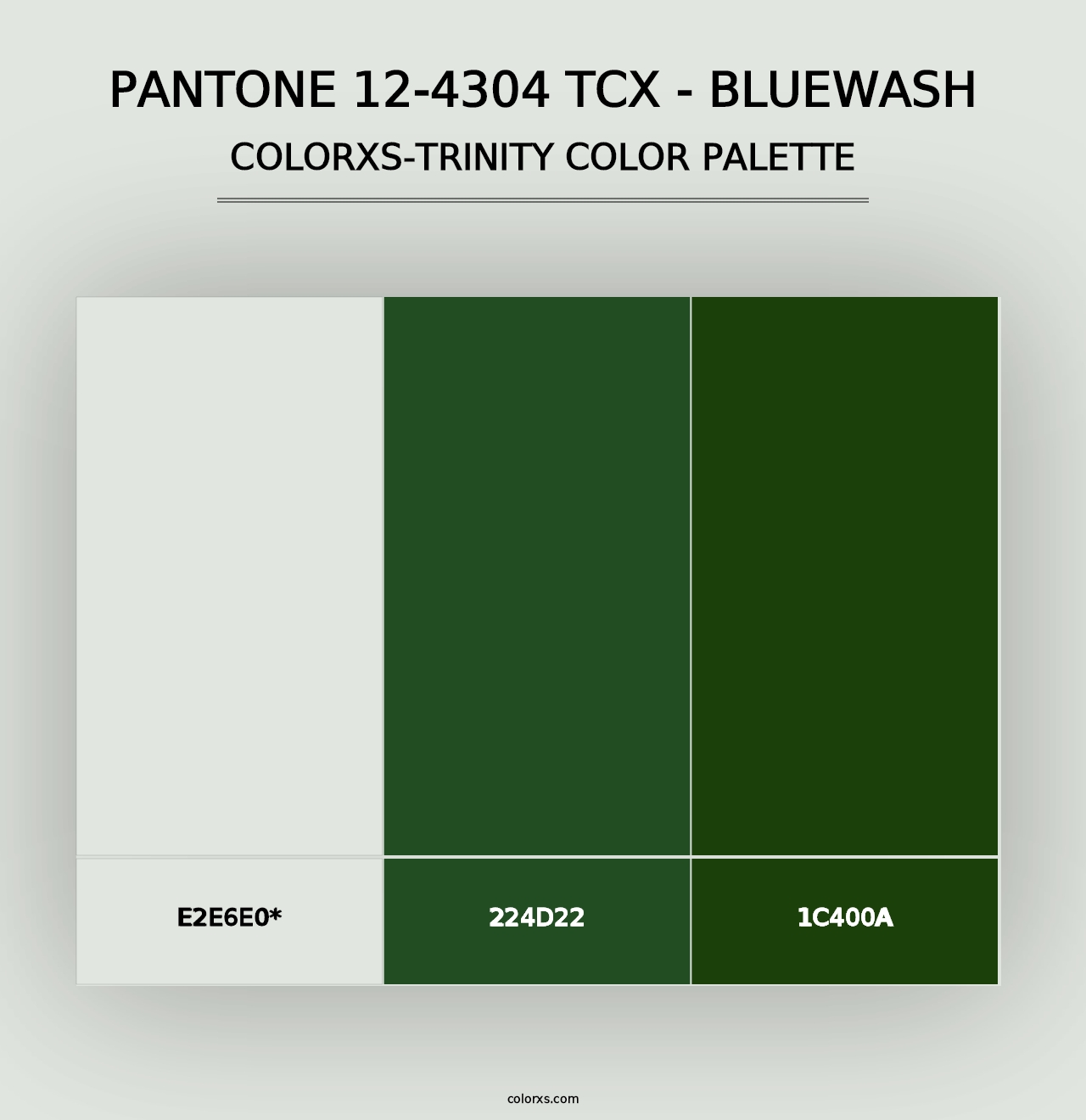 PANTONE 12-4304 TCX - Bluewash - Colorxs Trinity Palette