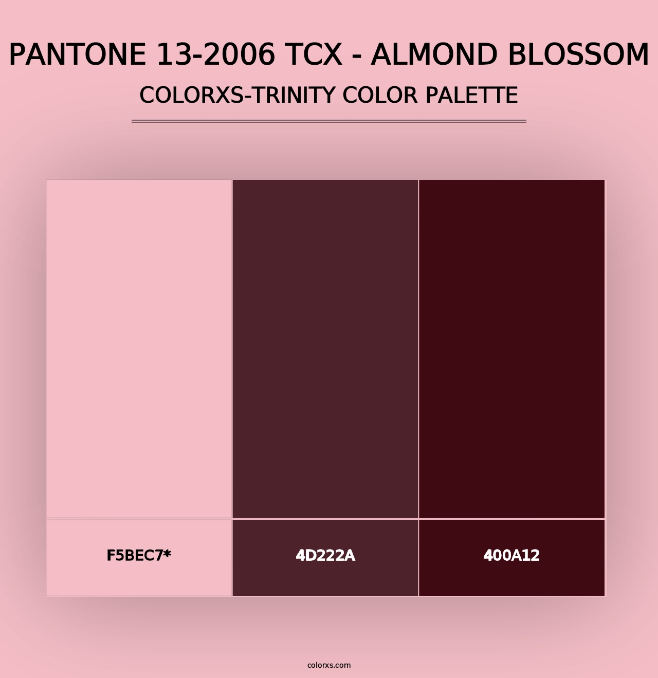 PANTONE 13-2006 TCX - Almond Blossom - Colorxs Trinity Palette