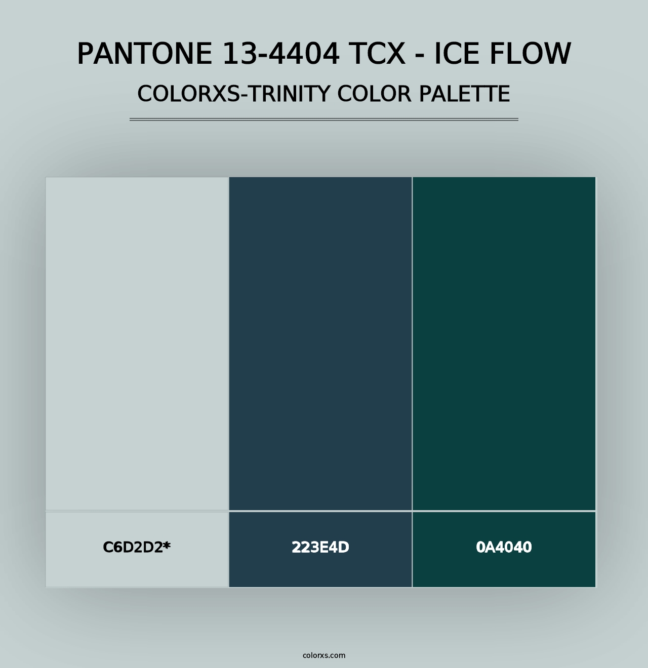 PANTONE 13-4404 TCX - Ice Flow - Colorxs Trinity Palette