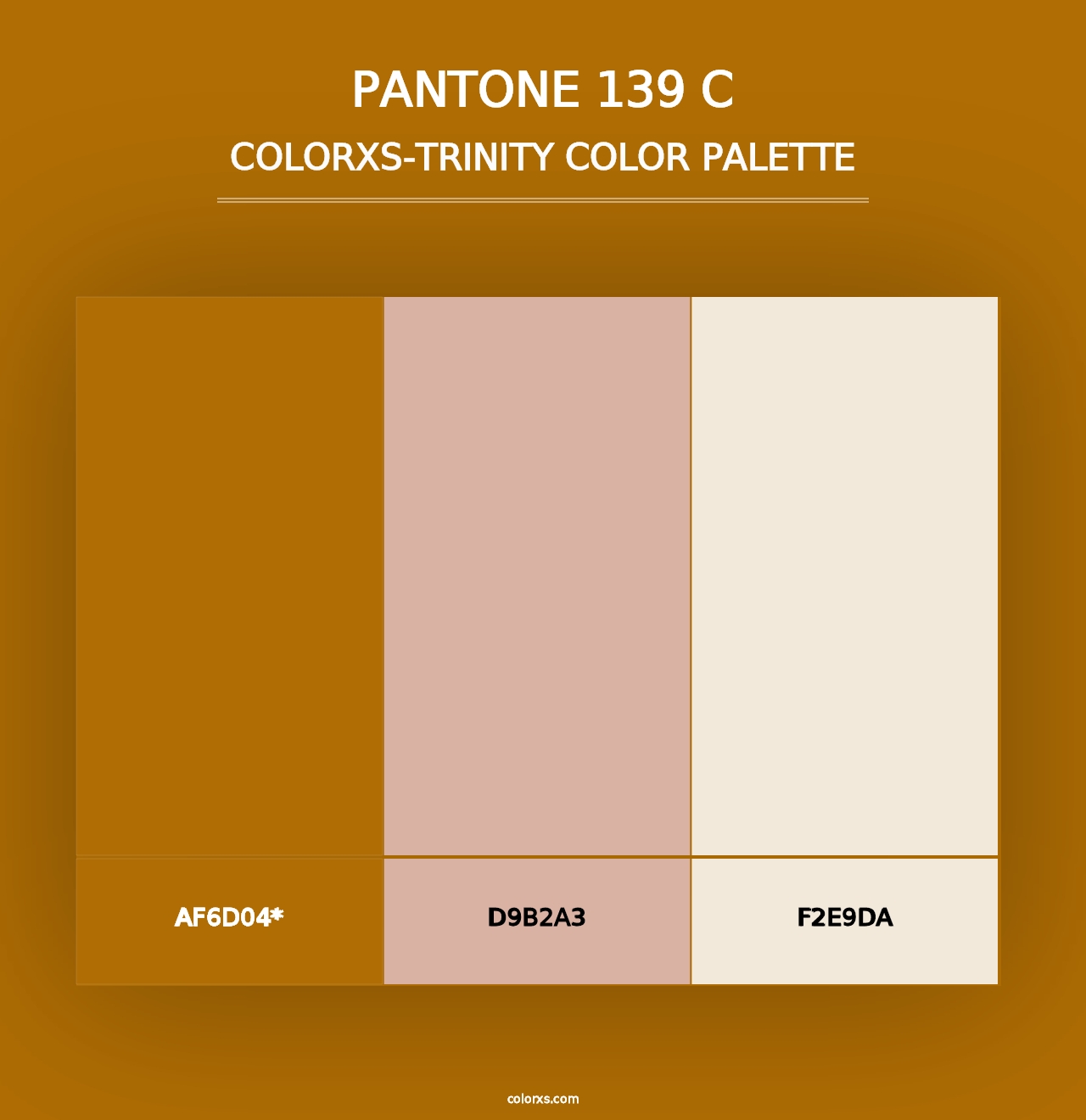 PANTONE 139 C - Colorxs Trinity Palette