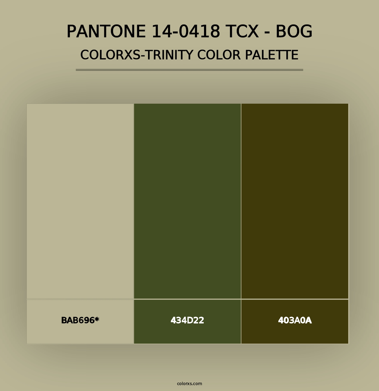 PANTONE 14-0418 TCX - Bog - Colorxs Trinity Palette