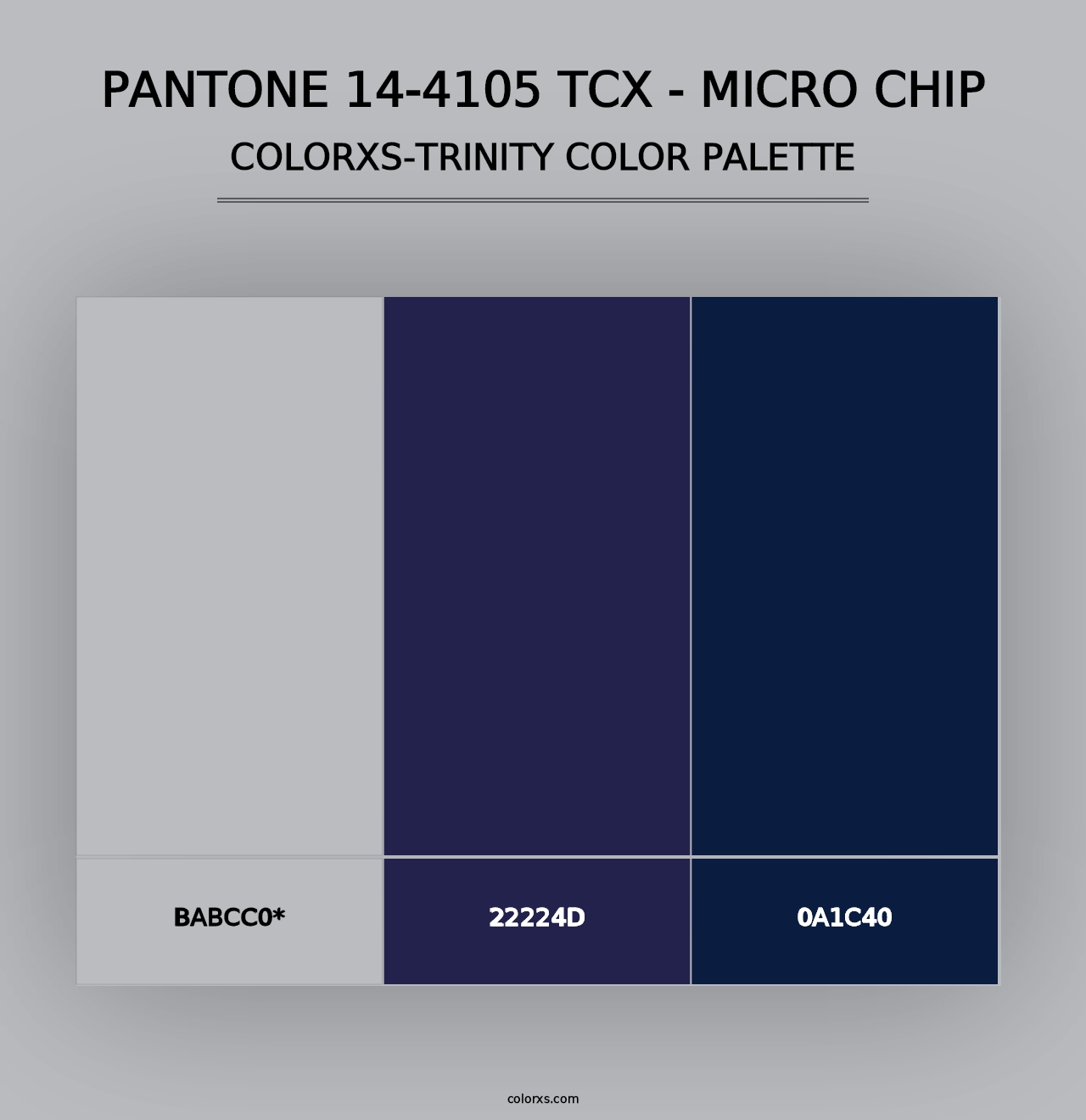 PANTONE 14-4105 TCX - Micro Chip - Colorxs Trinity Palette