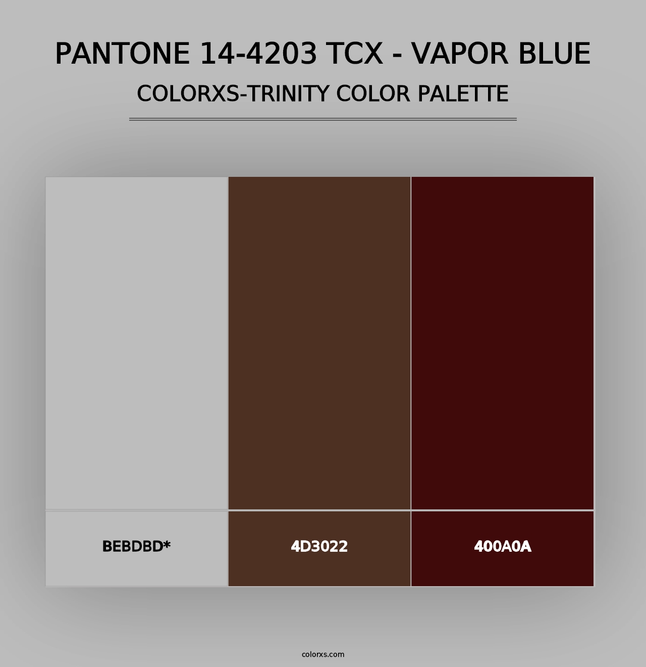 PANTONE 14-4203 TCX - Vapor Blue - Colorxs Trinity Palette