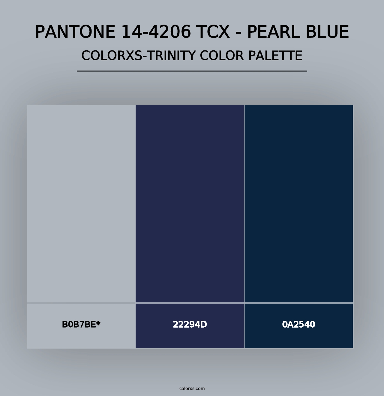 PANTONE 14-4206 TCX - Pearl Blue - Colorxs Trinity Palette