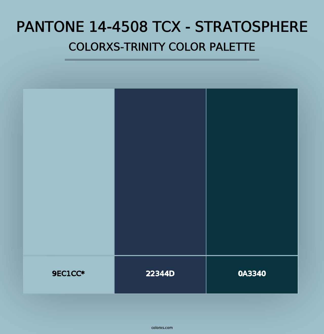 PANTONE 14-4508 TCX - Stratosphere - Colorxs Trinity Palette