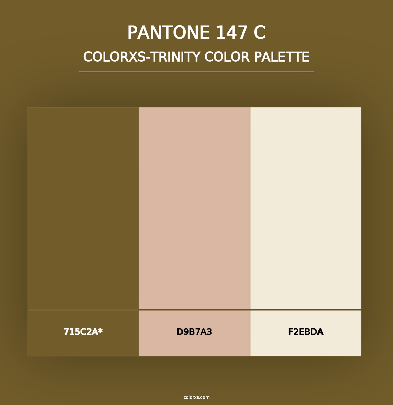 PANTONE 147 C - Colorxs Trinity Palette