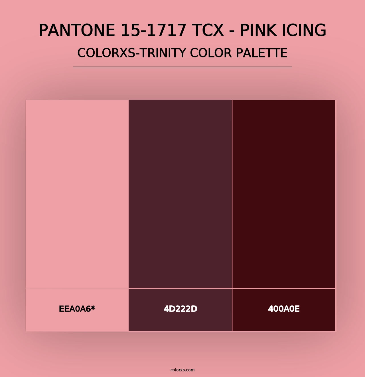 PANTONE 15-1717 TCX - Pink Icing - Colorxs Trinity Palette