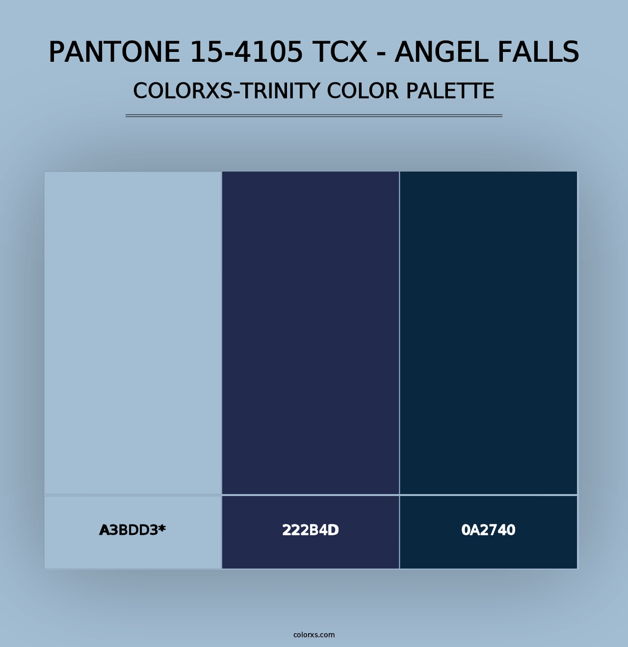 PANTONE 15-4105 TCX - Angel Falls - Colorxs Trinity Palette