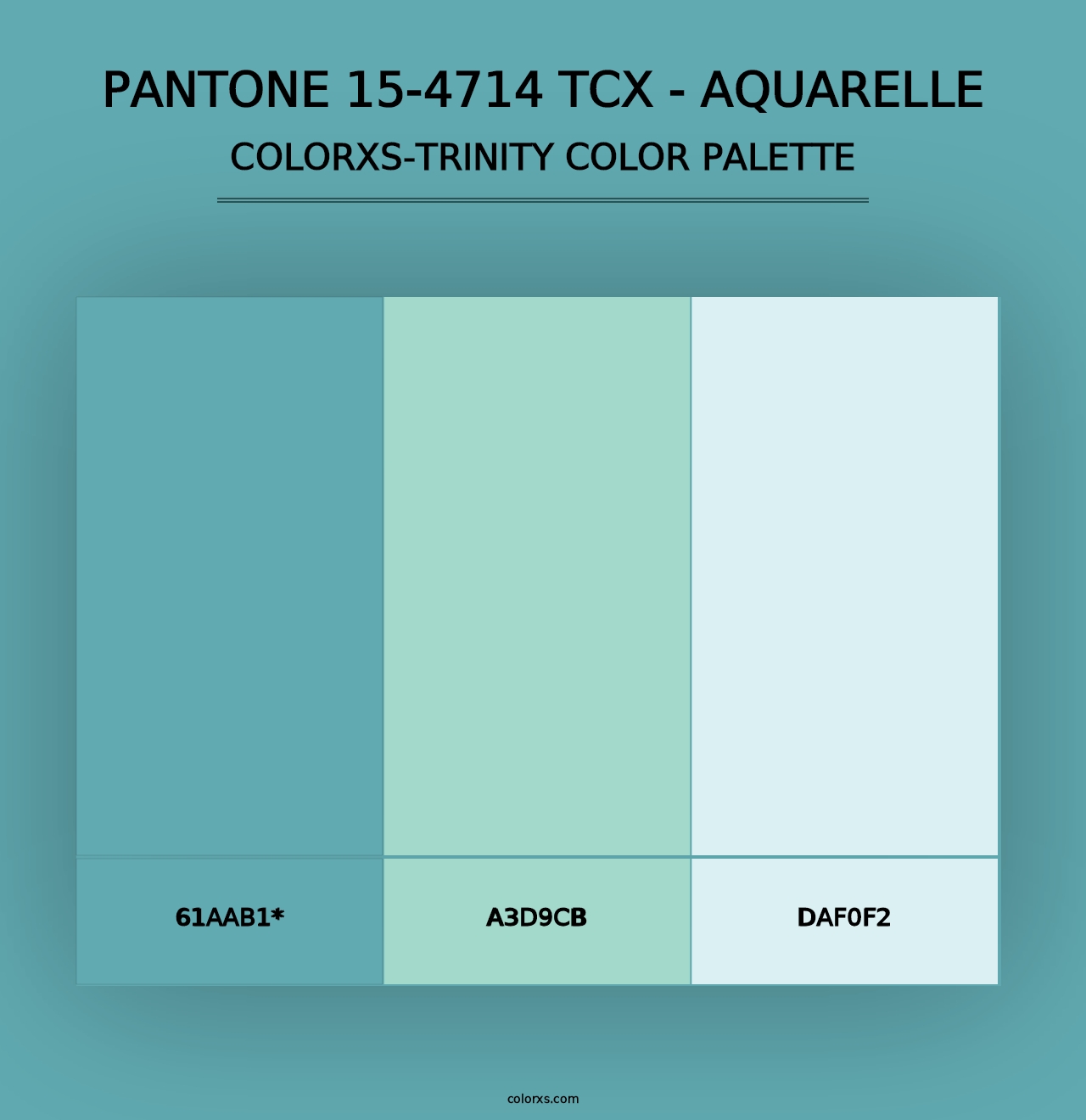 PANTONE 15-4714 TCX - Aquarelle - Colorxs Trinity Palette