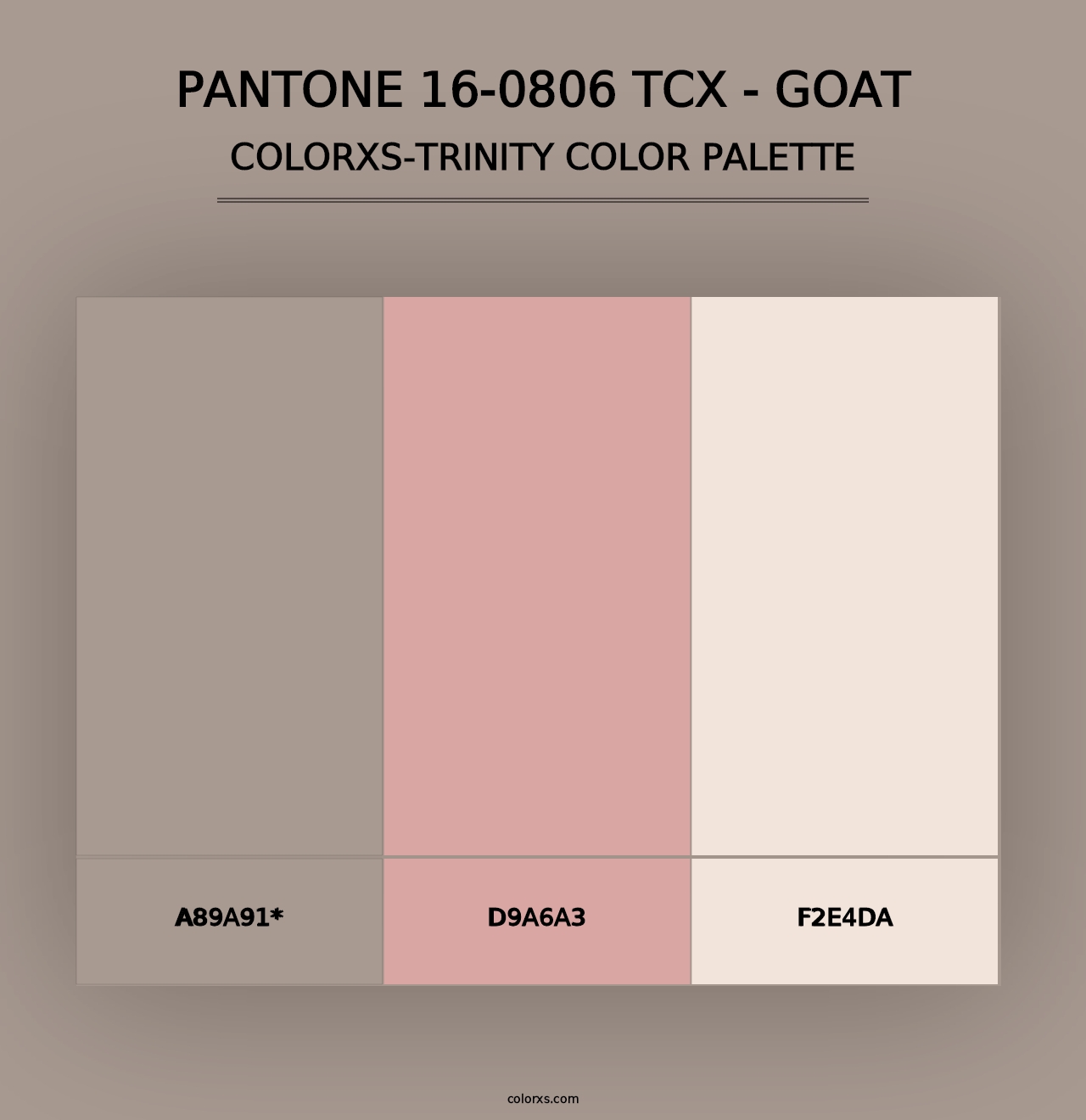 PANTONE 16-0806 TCX - Goat - Colorxs Trinity Palette