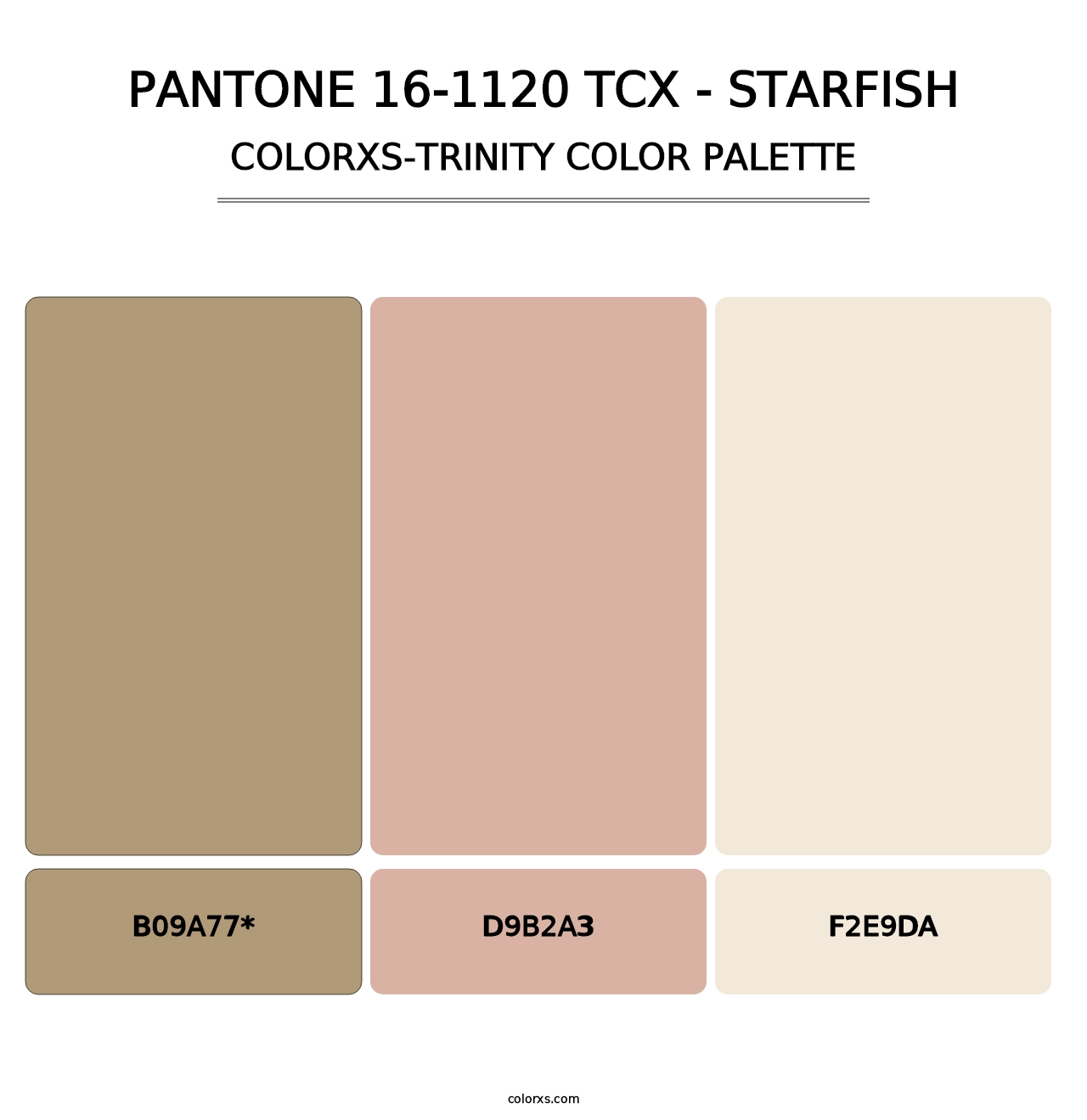 PANTONE 16-1120 TCX - Starfish - Colorxs Trinity Palette