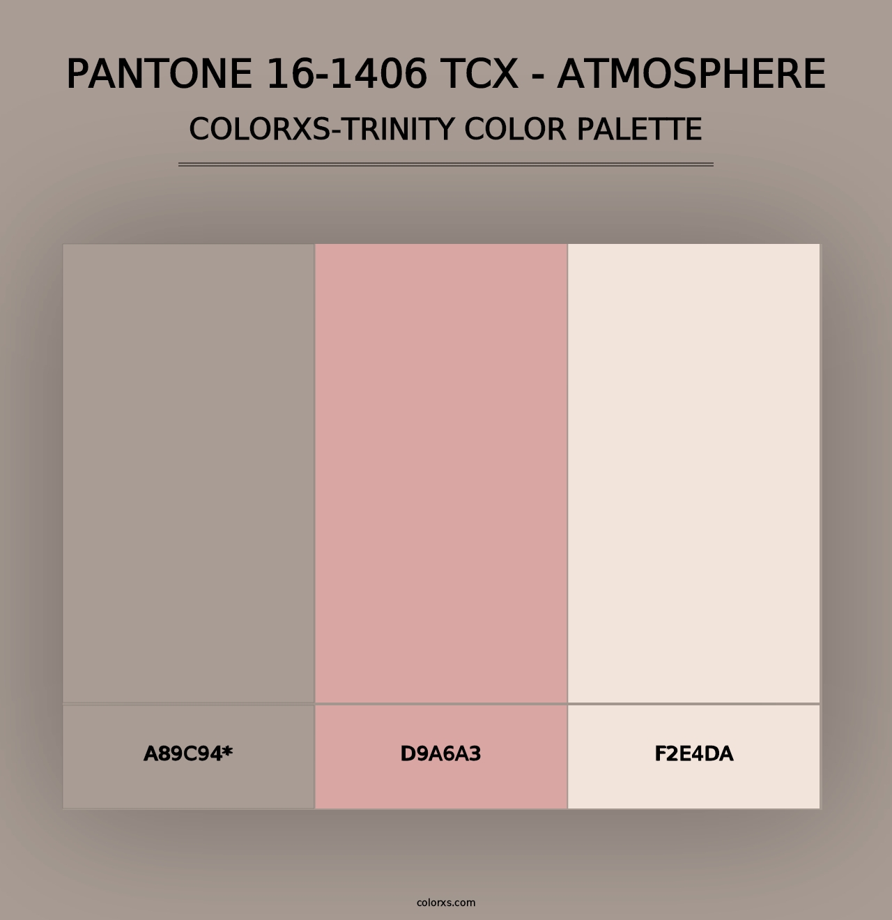 PANTONE 16-1406 TCX - Atmosphere - Colorxs Trinity Palette