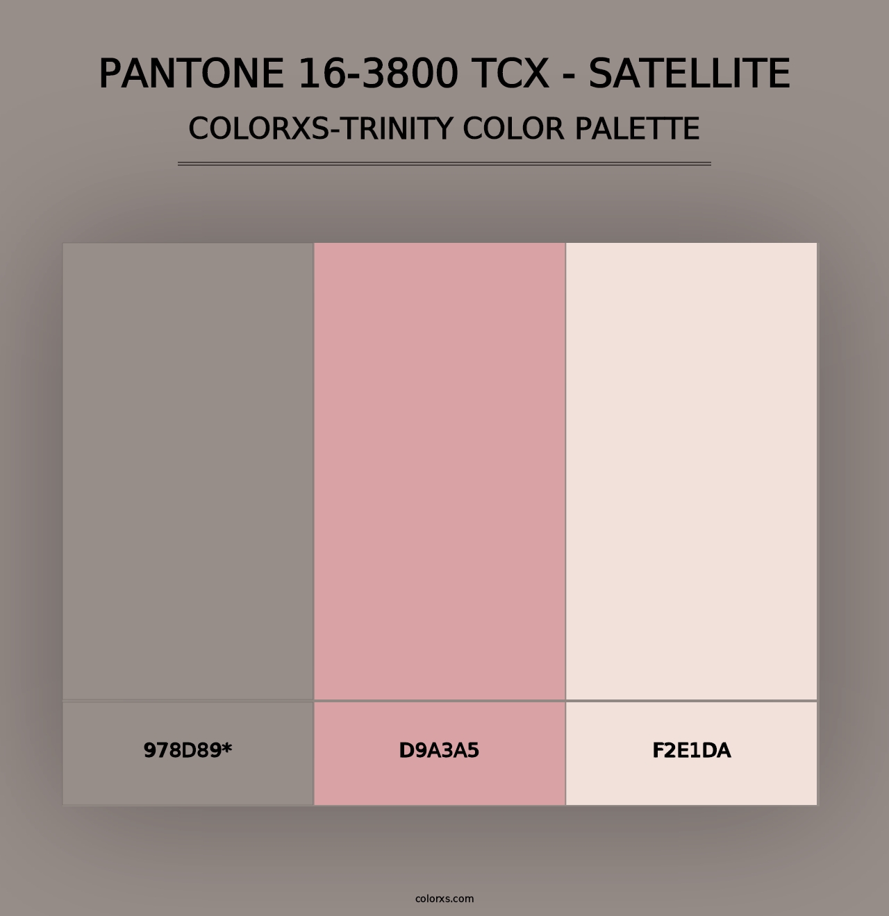 PANTONE 16-3800 TCX - Satellite - Colorxs Trinity Palette