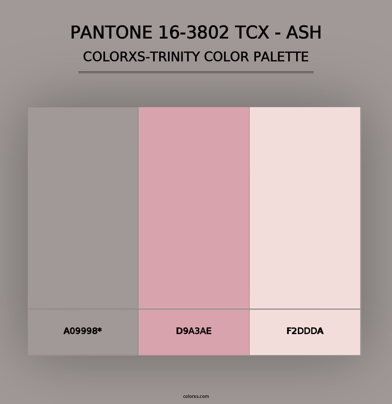 PANTONE 16-3802 TCX - Ash - Colorxs Trinity Palette