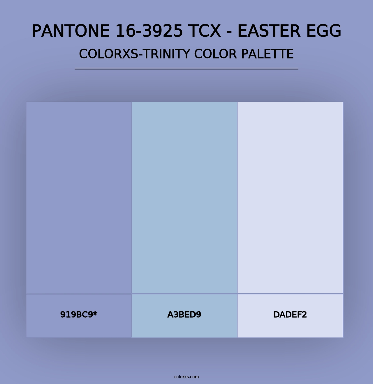 PANTONE 16-3925 TCX - Easter Egg - Colorxs Trinity Palette