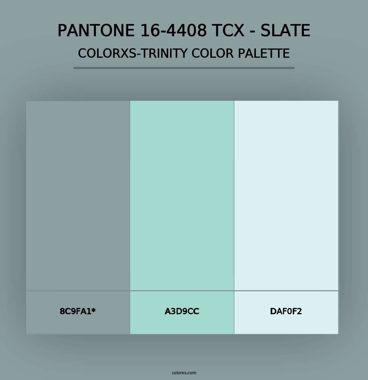 PANTONE 16-4408 TCX - Slate - Colorxs Trinity Palette