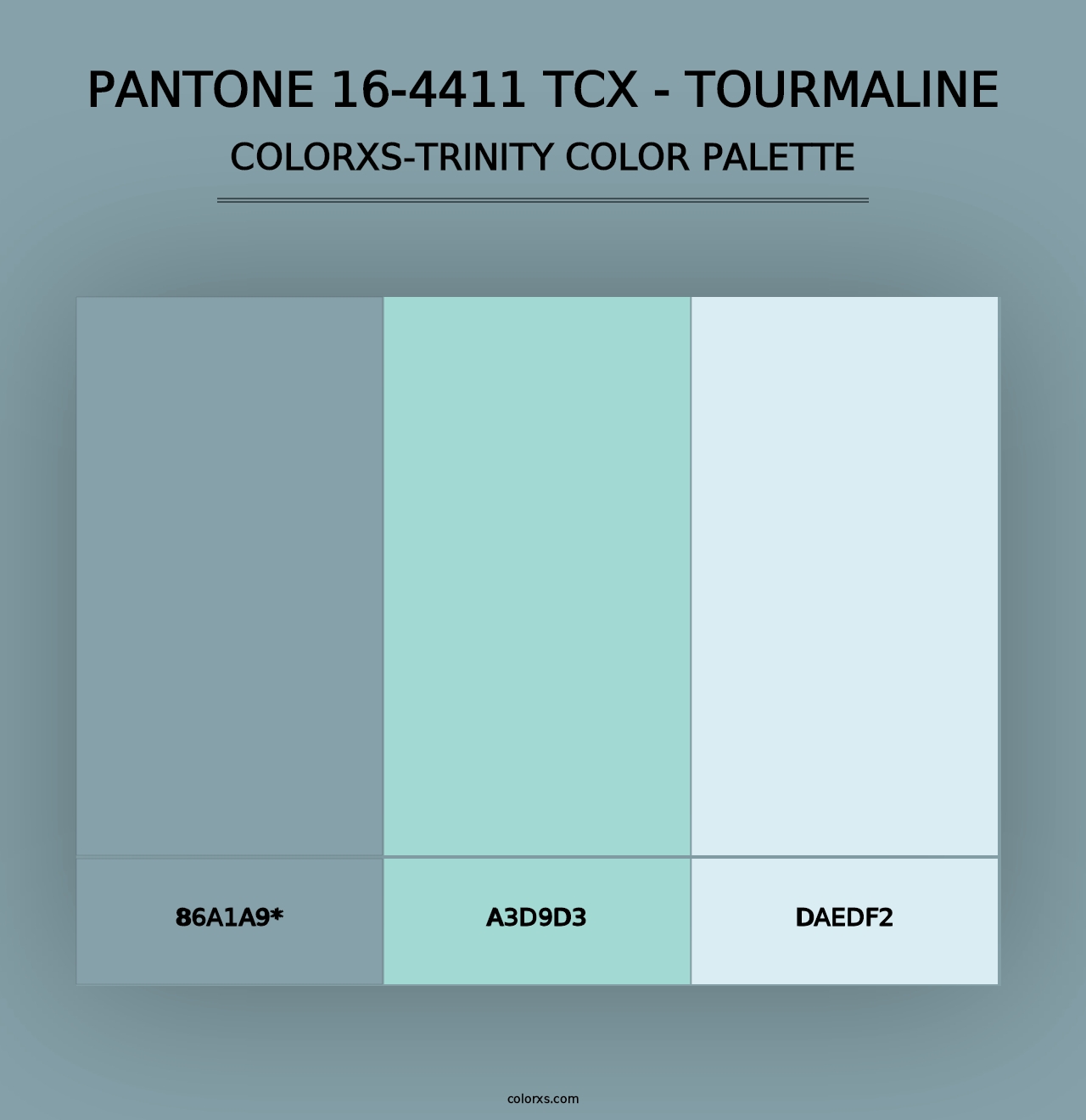 PANTONE 16-4411 TCX - Tourmaline - Colorxs Trinity Palette