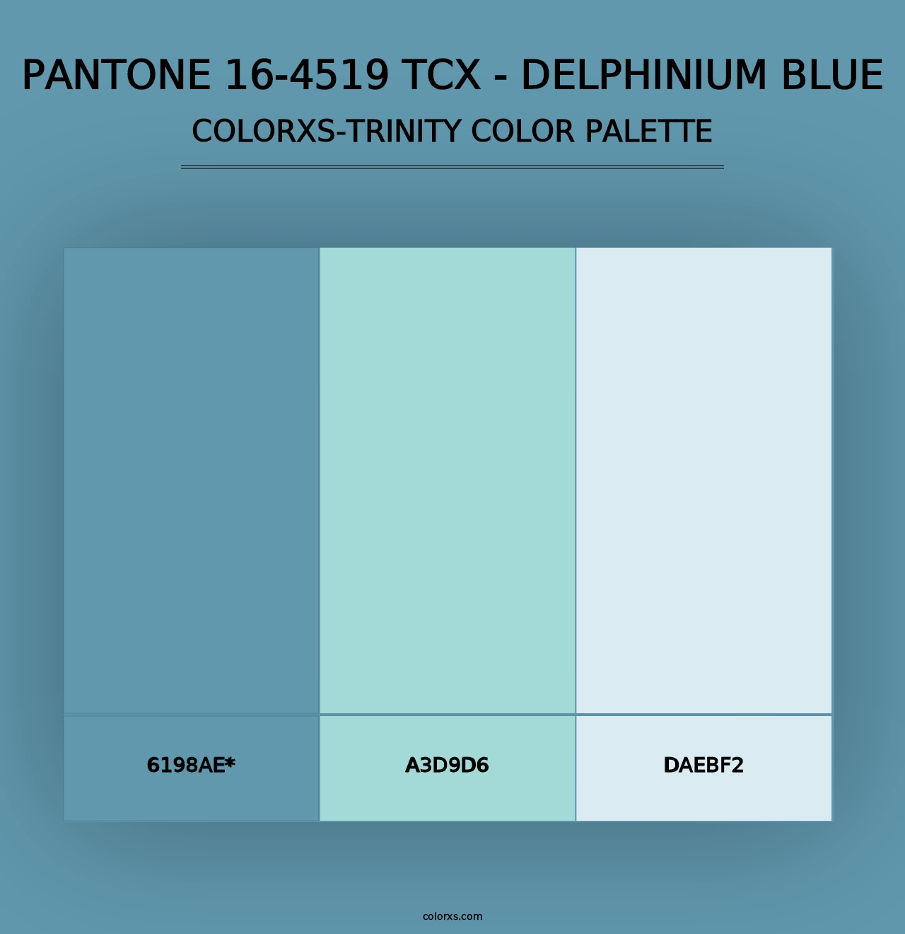 PANTONE 16-4519 TCX - Delphinium Blue - Colorxs Trinity Palette