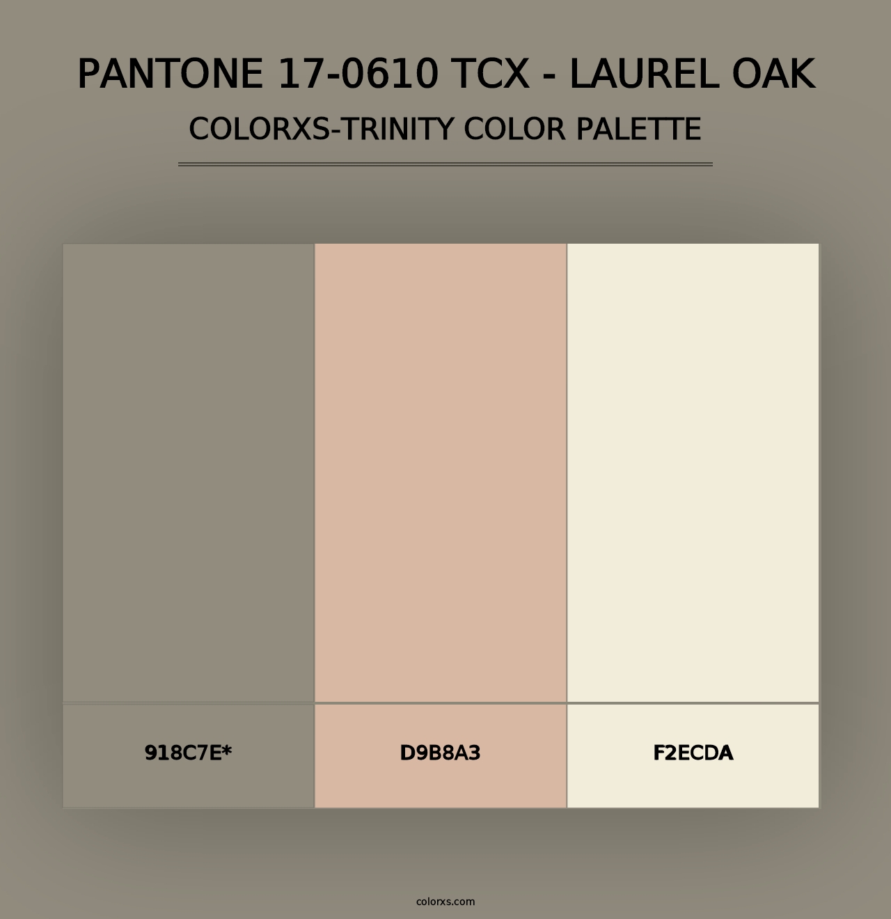 PANTONE 17-0610 TCX - Laurel Oak - Colorxs Trinity Palette