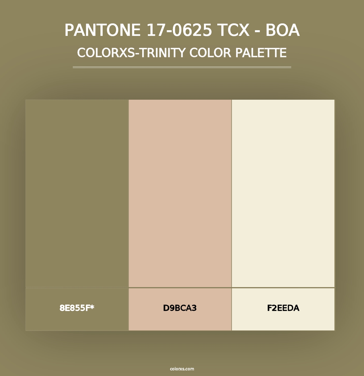 PANTONE 17-0625 TCX - Boa - Colorxs Trinity Palette