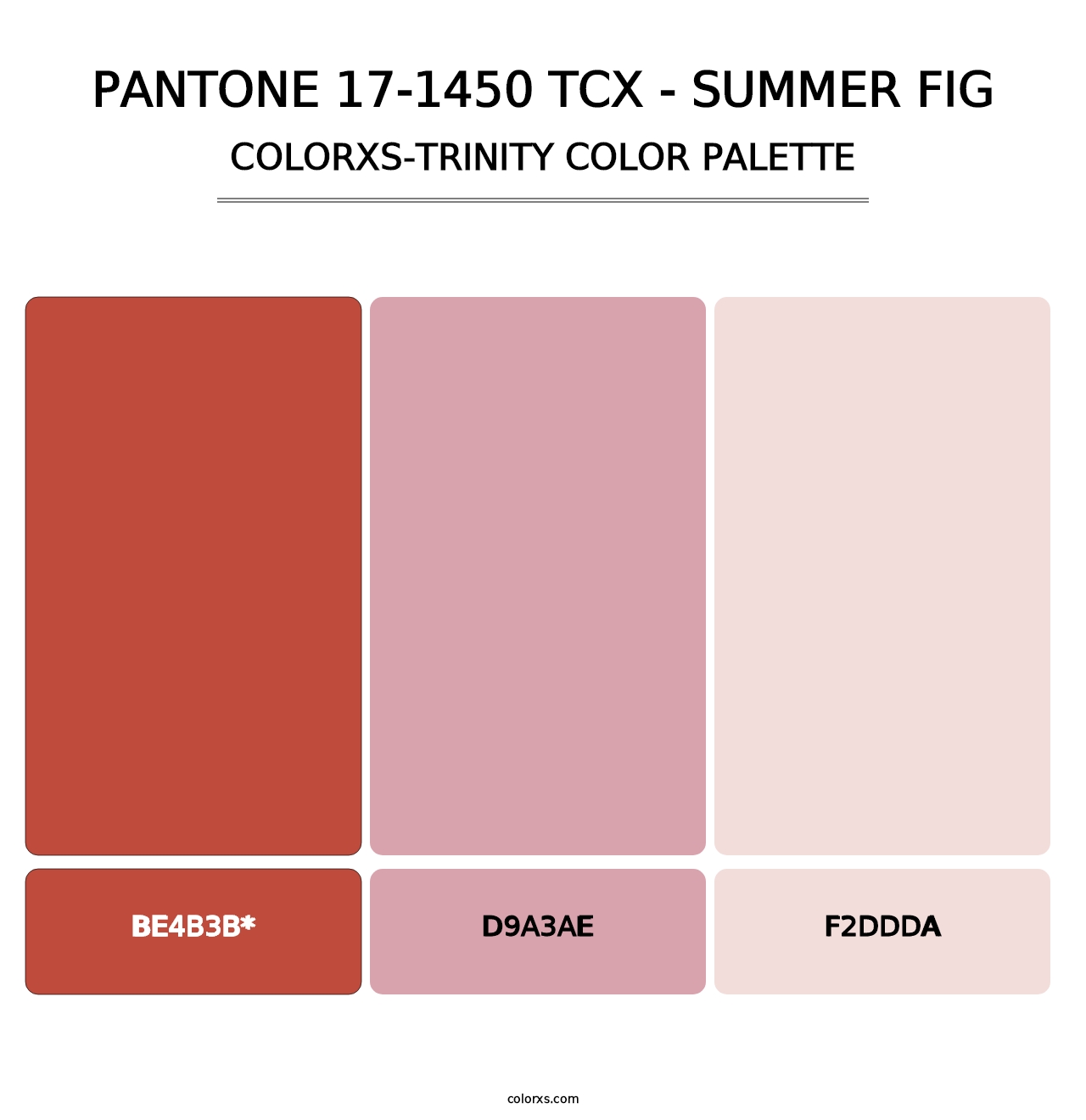 PANTONE 17-1450 TCX - Summer Fig - Colorxs Trinity Palette