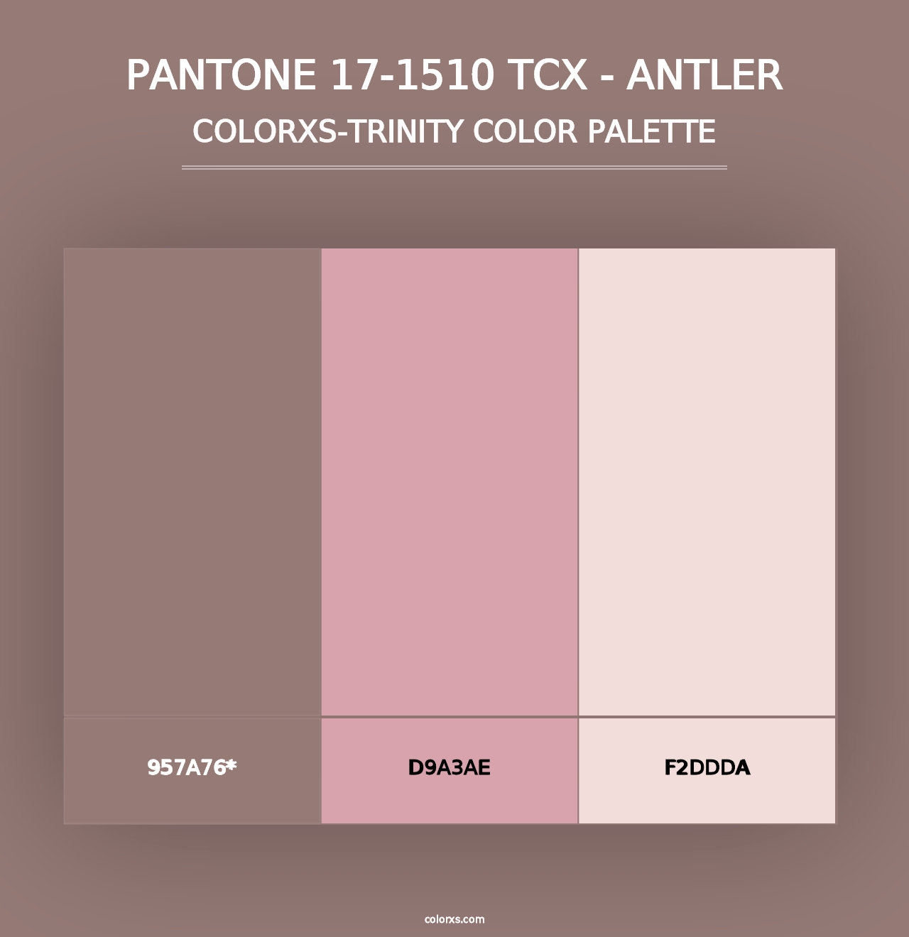 PANTONE 17-1510 TCX - Antler - Colorxs Trinity Palette