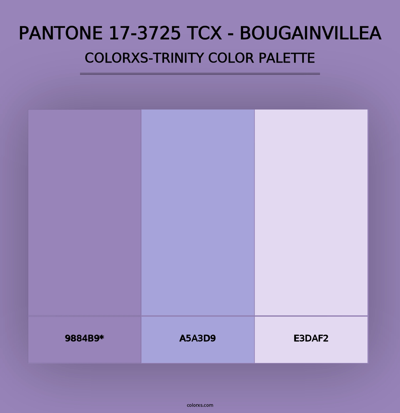 PANTONE 17-3725 TCX - Bougainvillea - Colorxs Trinity Palette