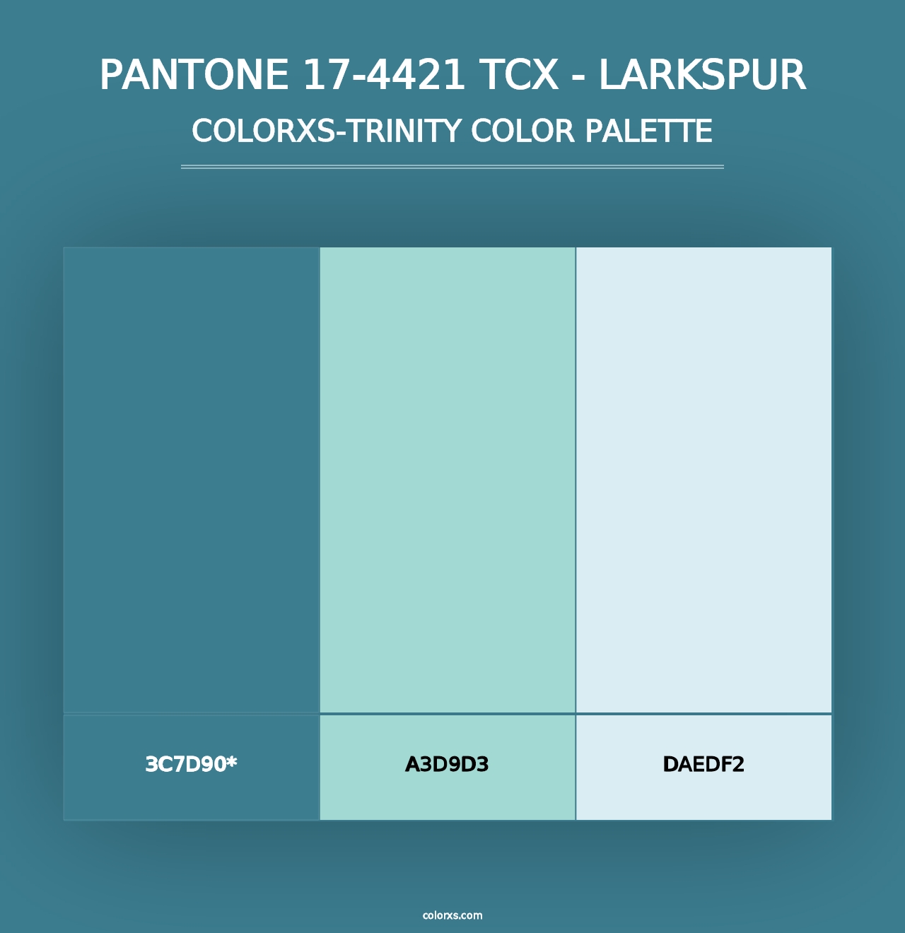 PANTONE 17-4421 TCX - Larkspur - Colorxs Trinity Palette