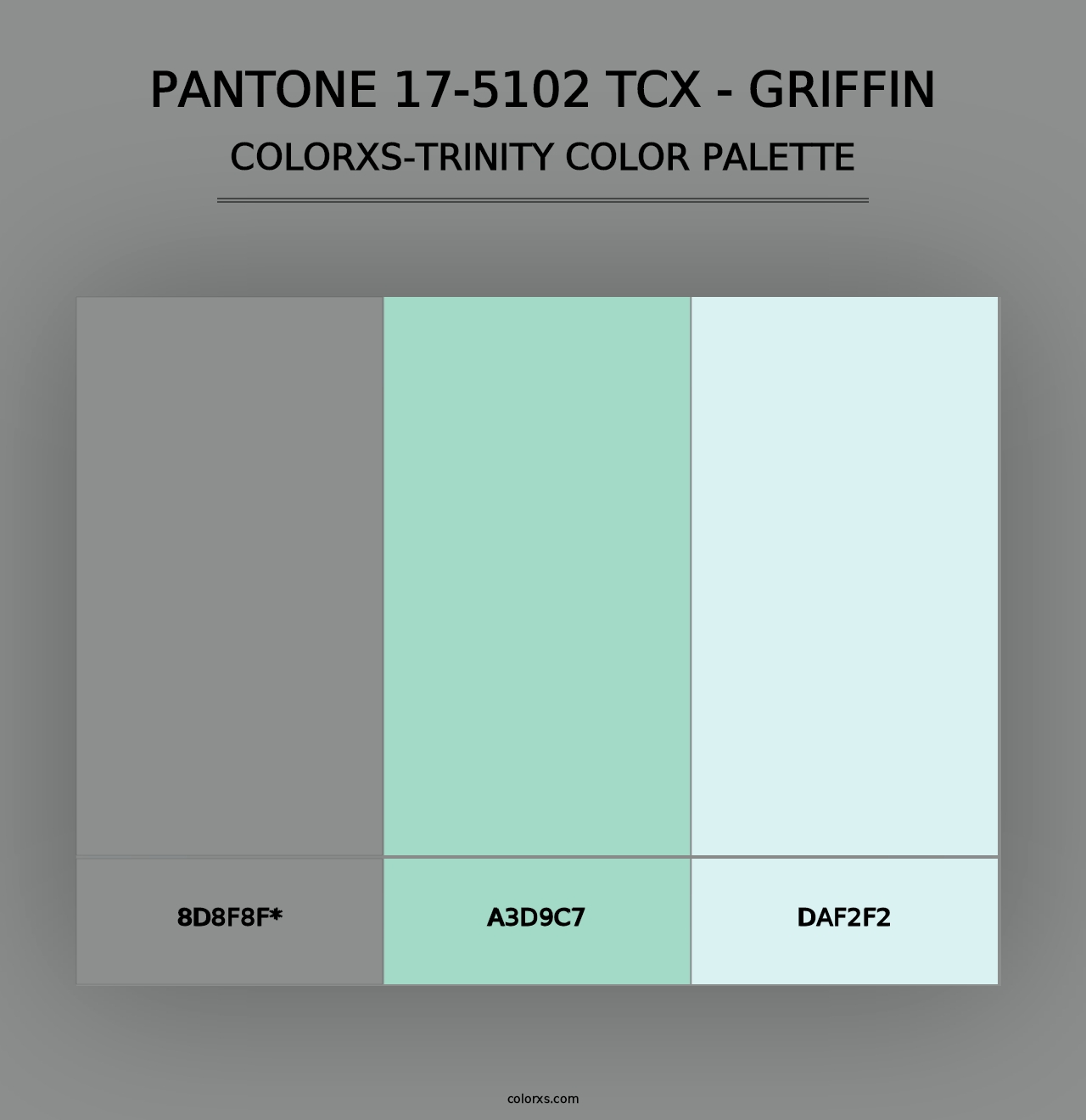 PANTONE 17-5102 TCX - Griffin - Colorxs Trinity Palette