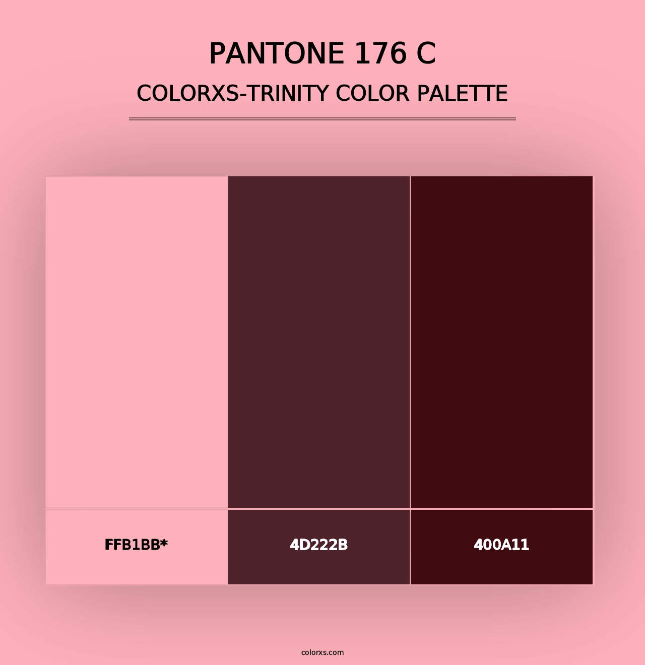 PANTONE 176 C - Colorxs Trinity Palette