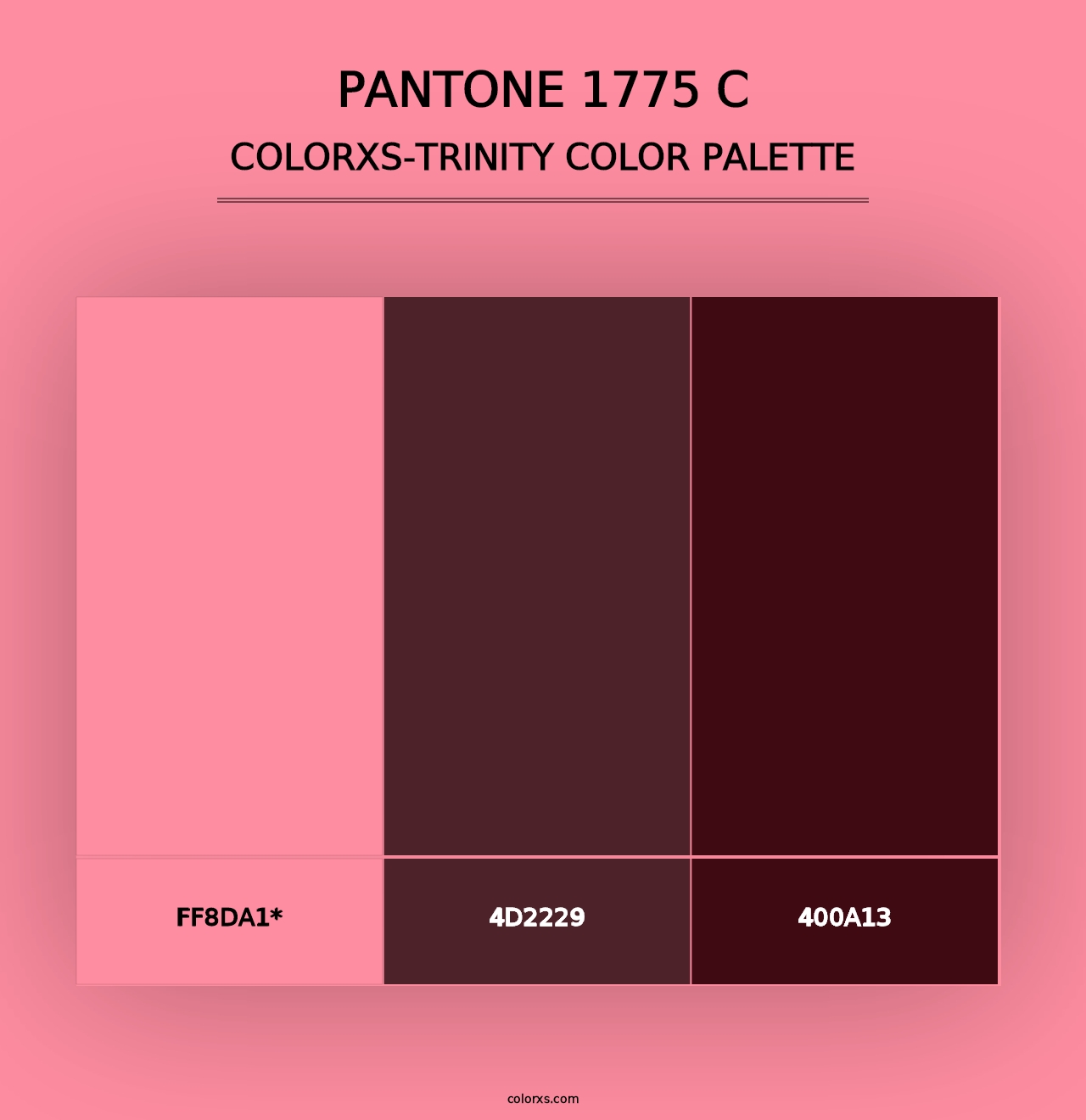 PANTONE 1775 C - Colorxs Trinity Palette