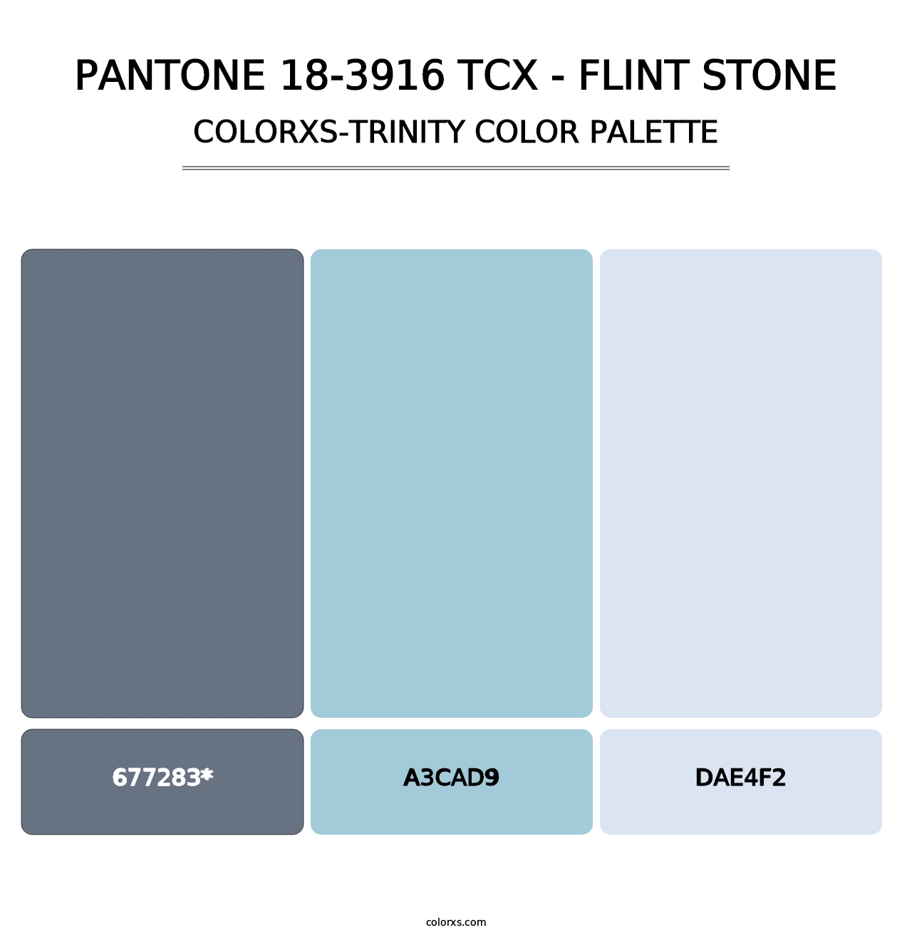 PANTONE 18-3916 TCX - Flint Stone - Colorxs Trinity Palette