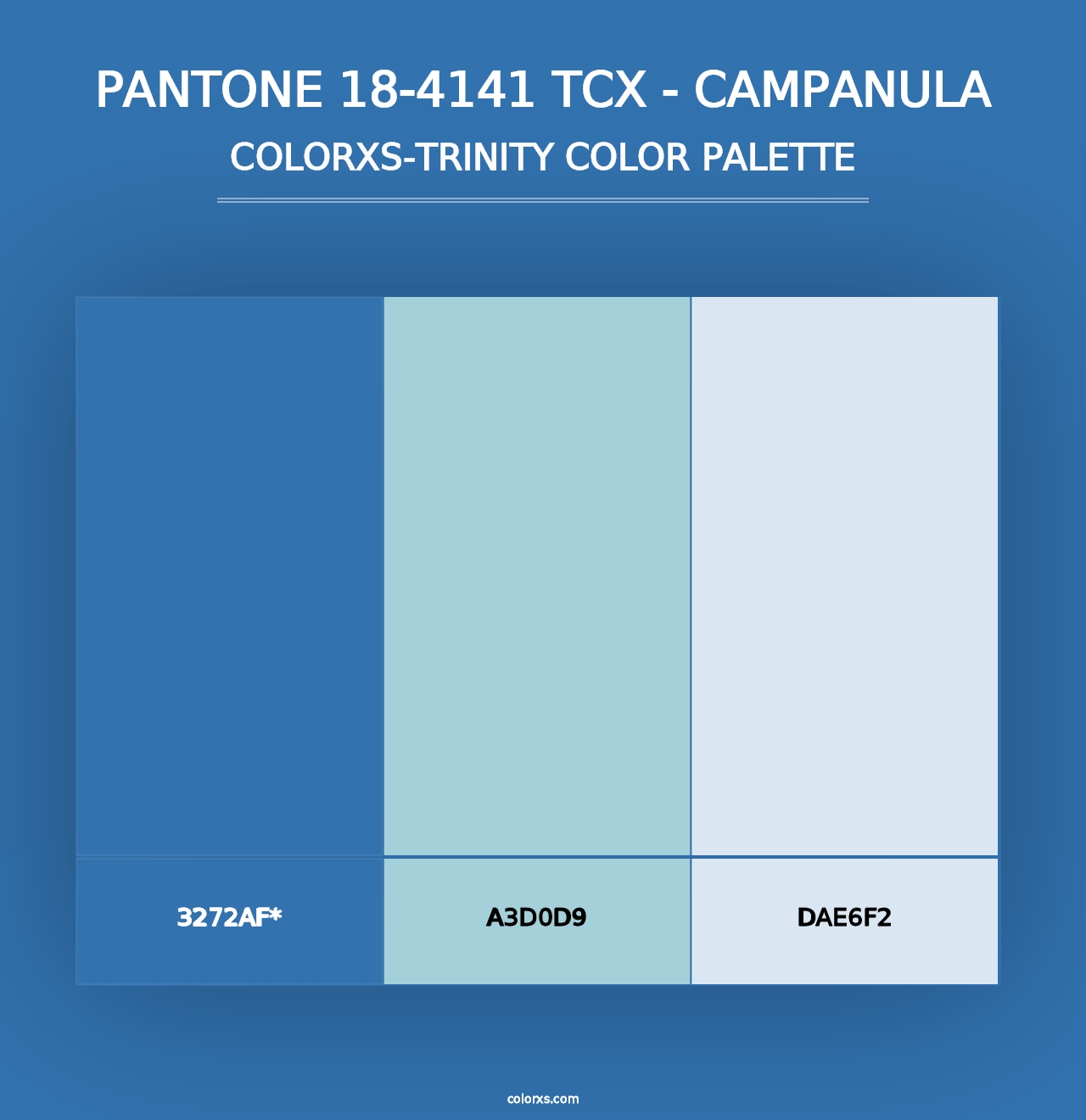 PANTONE 18-4141 TCX - Campanula - Colorxs Trinity Palette