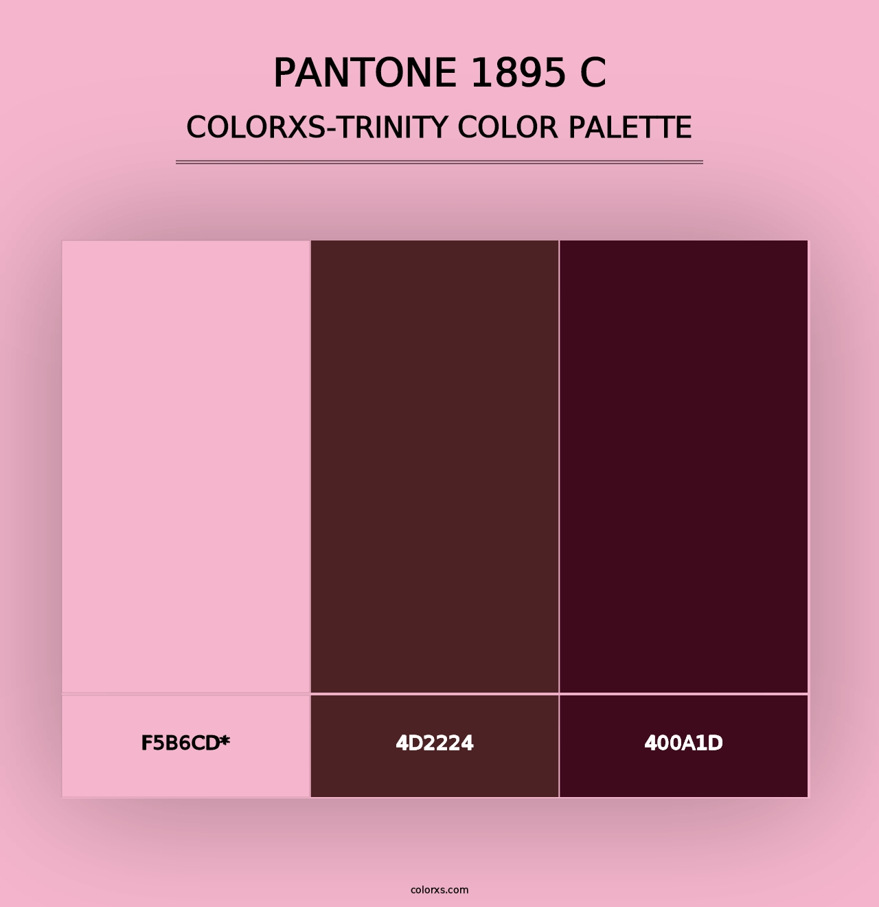 PANTONE 1895 C - Colorxs Trinity Palette