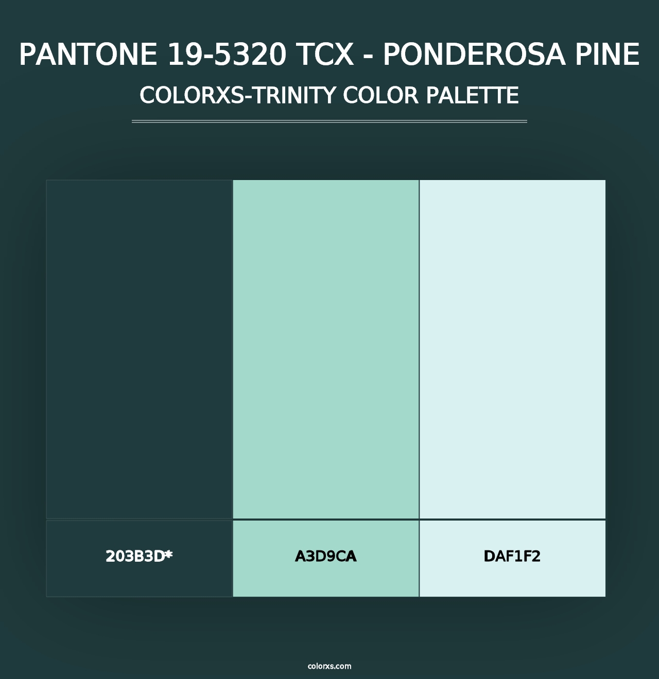 PANTONE 19-5320 TCX - Ponderosa Pine - Colorxs Trinity Palette