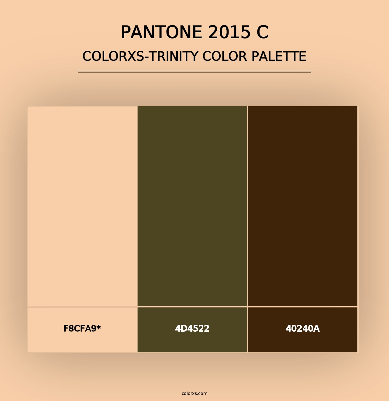 PANTONE 2015 C - Colorxs Trinity Palette