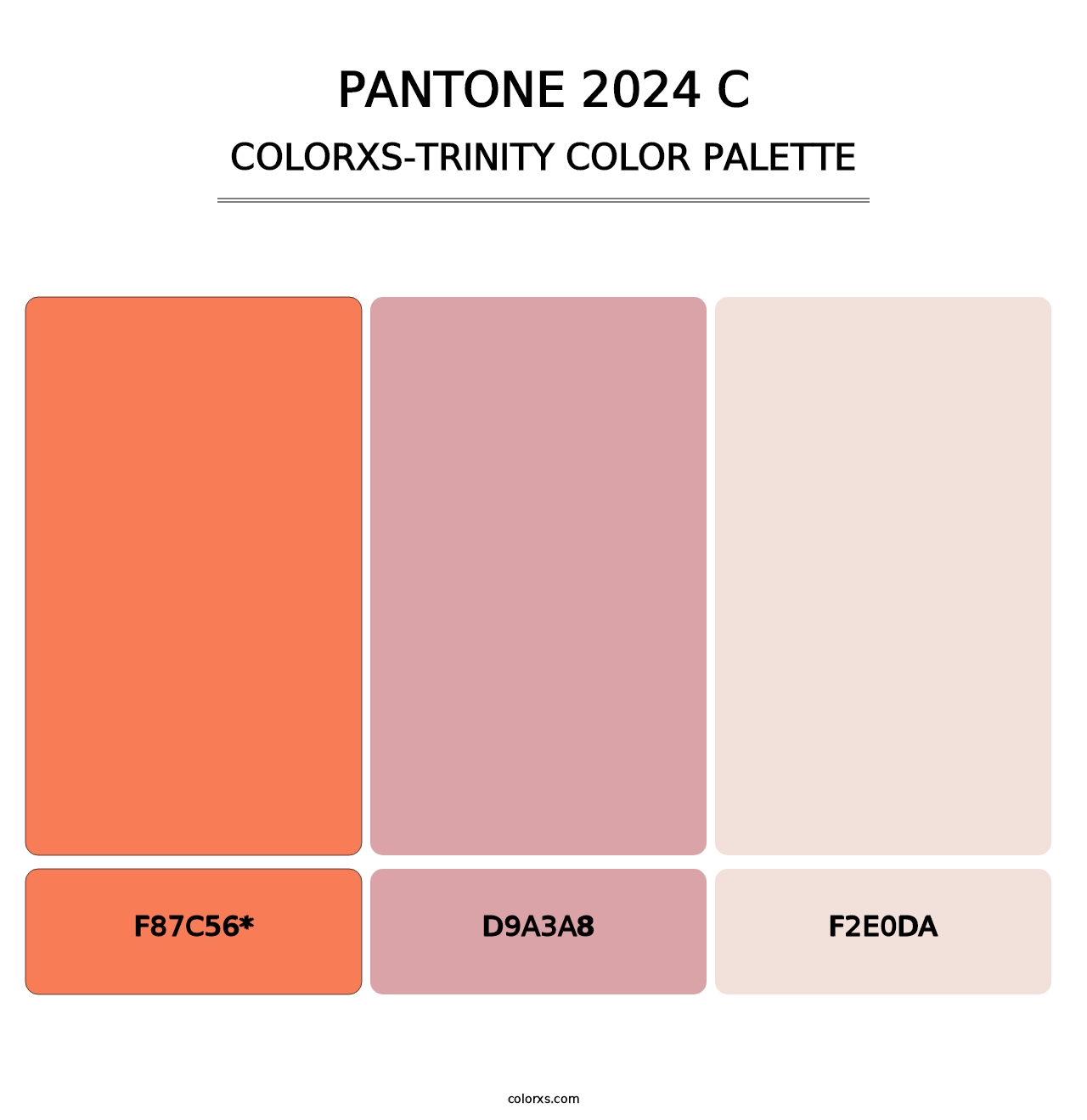 PANTONE 2024 C - Colorxs Trinity Palette