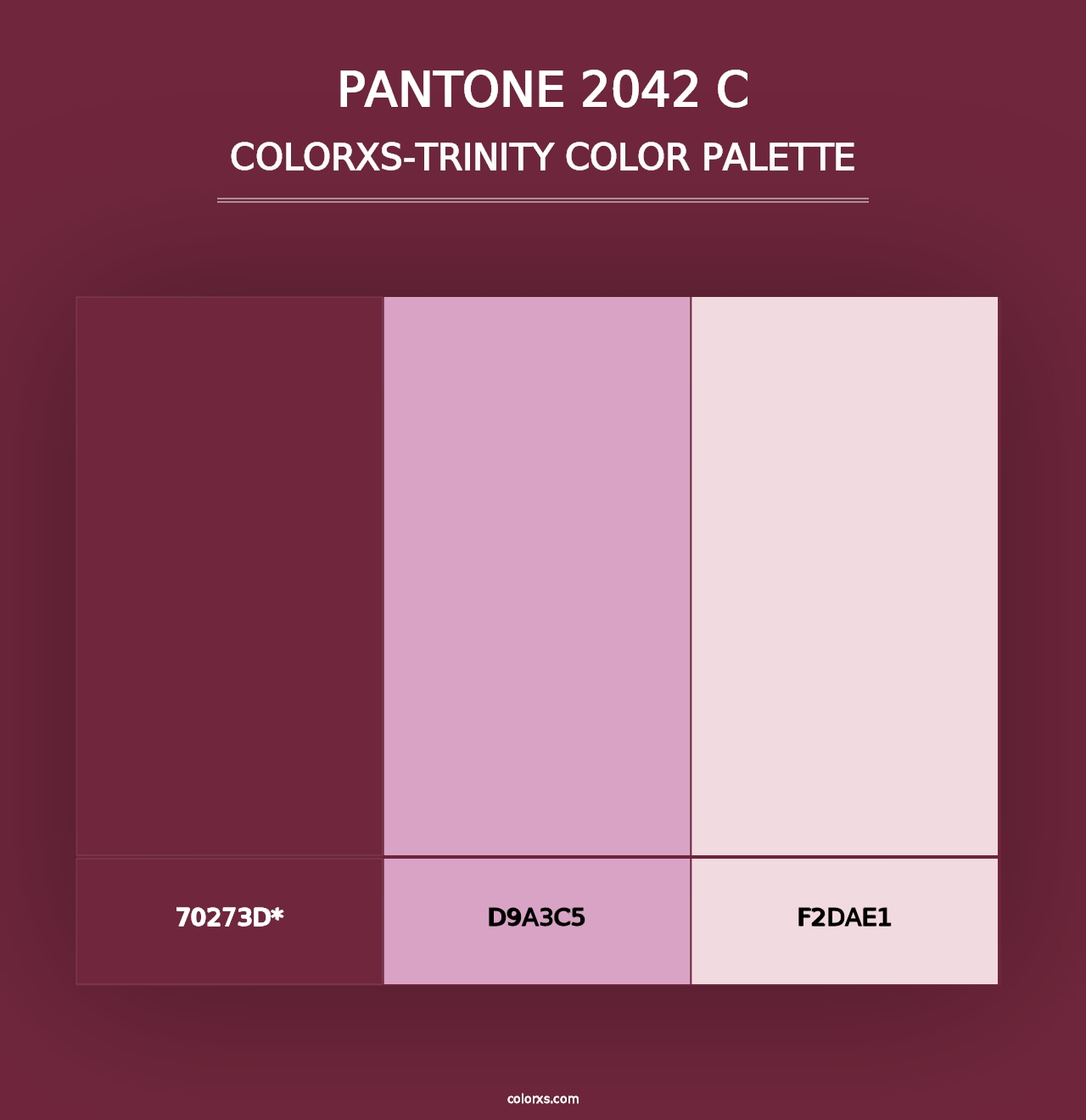 PANTONE 2042 C - Colorxs Trinity Palette