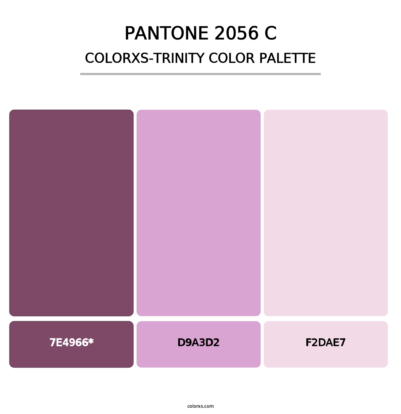 PANTONE 2056 C - Colorxs Trinity Palette