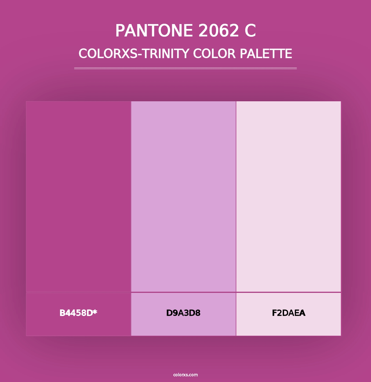 PANTONE 2062 C - Colorxs Trinity Palette