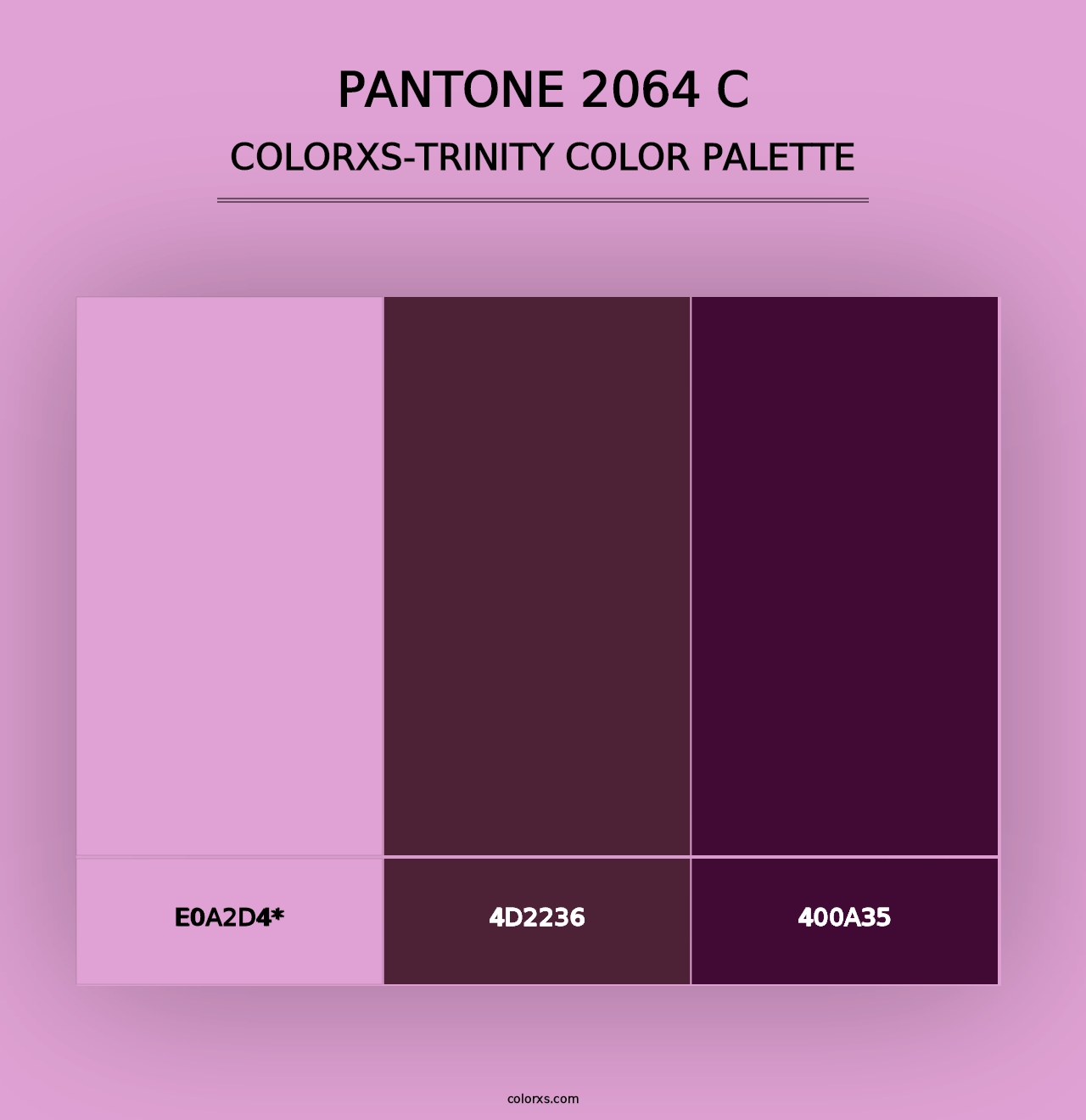 PANTONE 2064 C - Colorxs Trinity Palette