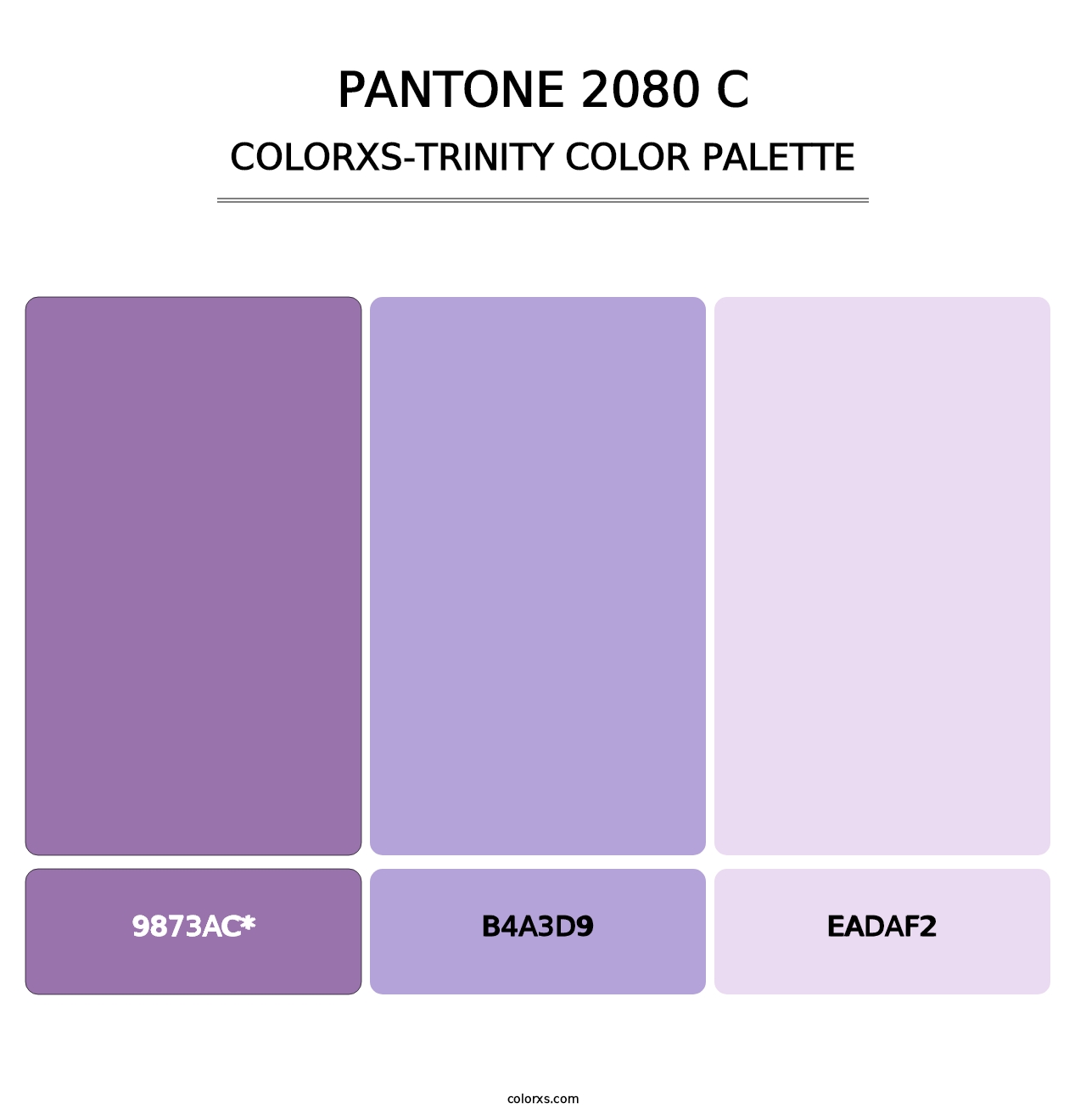 PANTONE 2080 C - Colorxs Trinity Palette