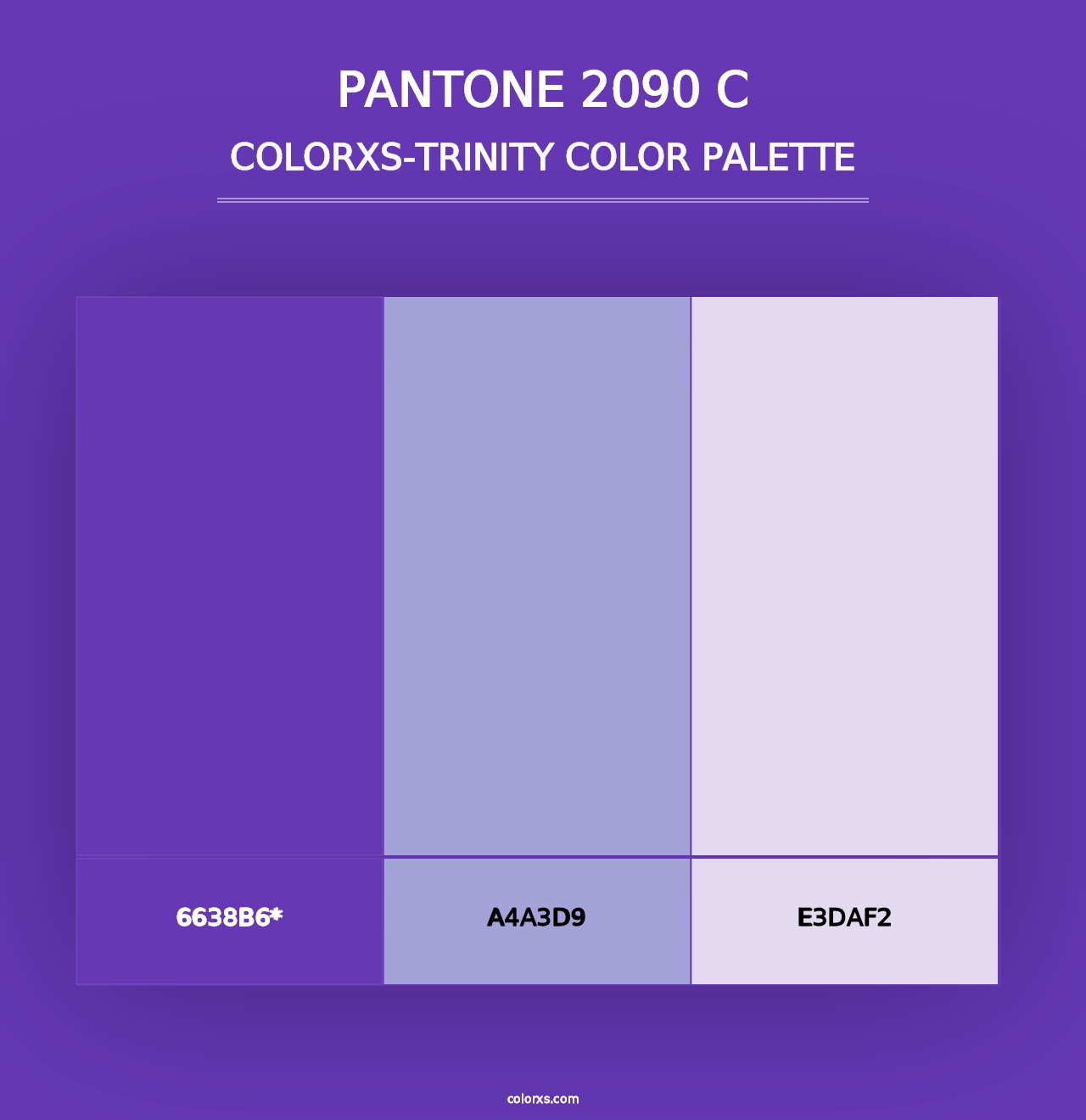 PANTONE 2090 C - Colorxs Trinity Palette