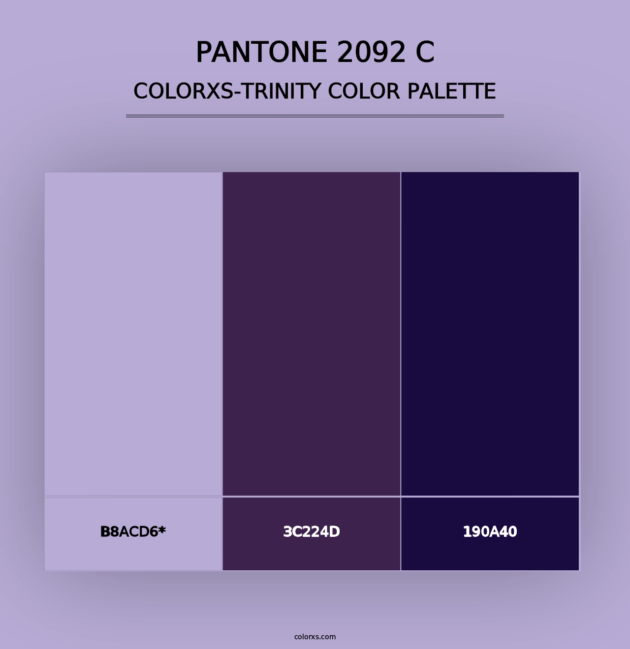 PANTONE 2092 C - Colorxs Trinity Palette